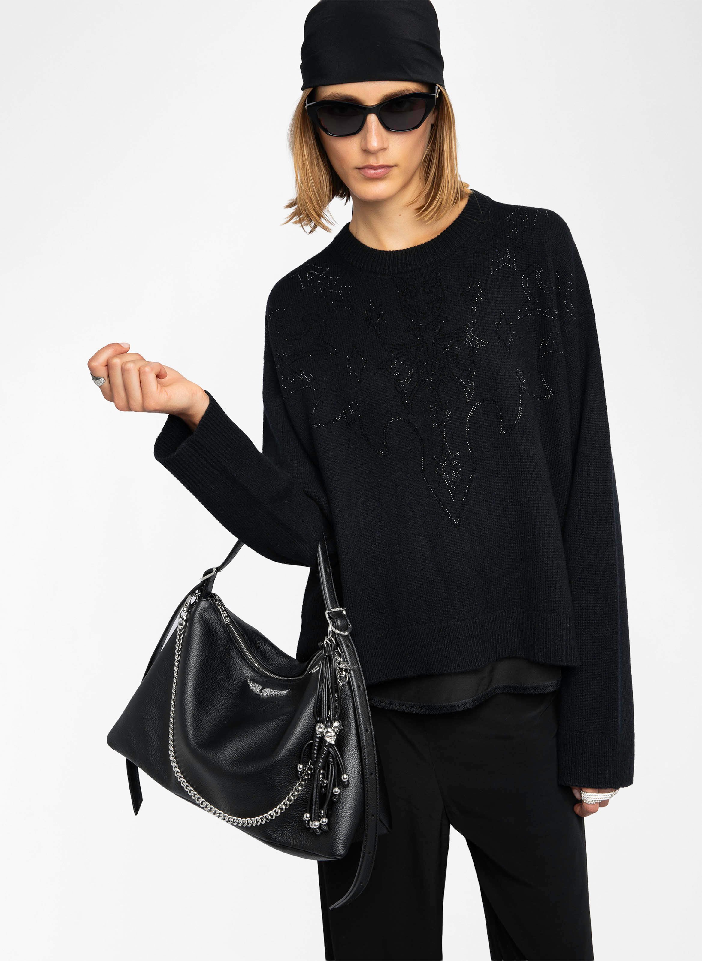 Pull col rond en cachemire markuz ZADIG&VOLTAIRE Noir