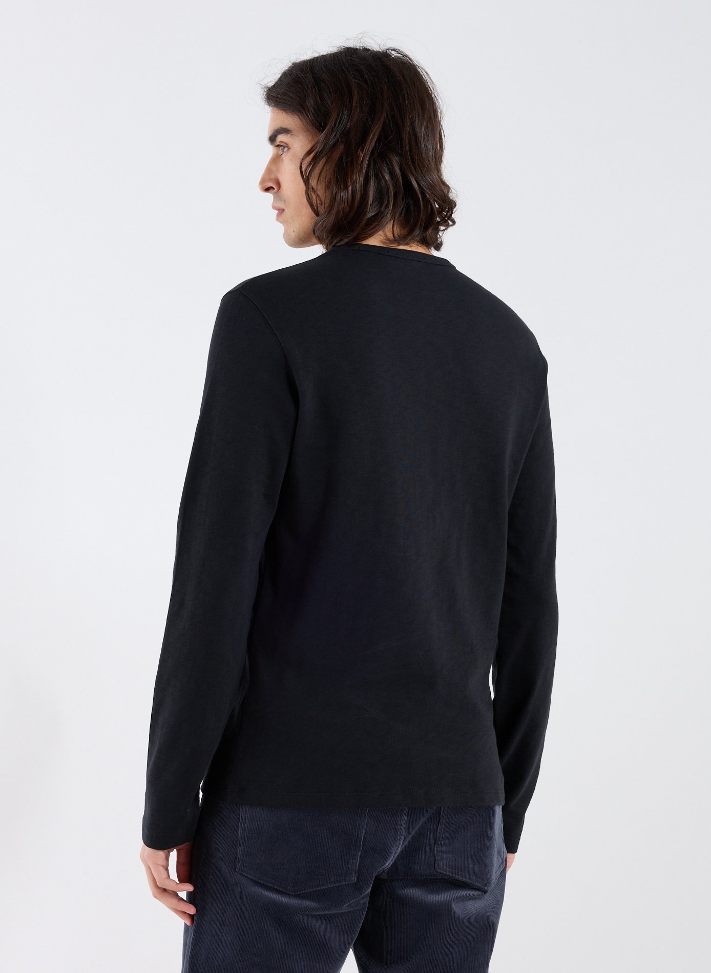 Classic Cotton T-Shirt EDEN PARK Black