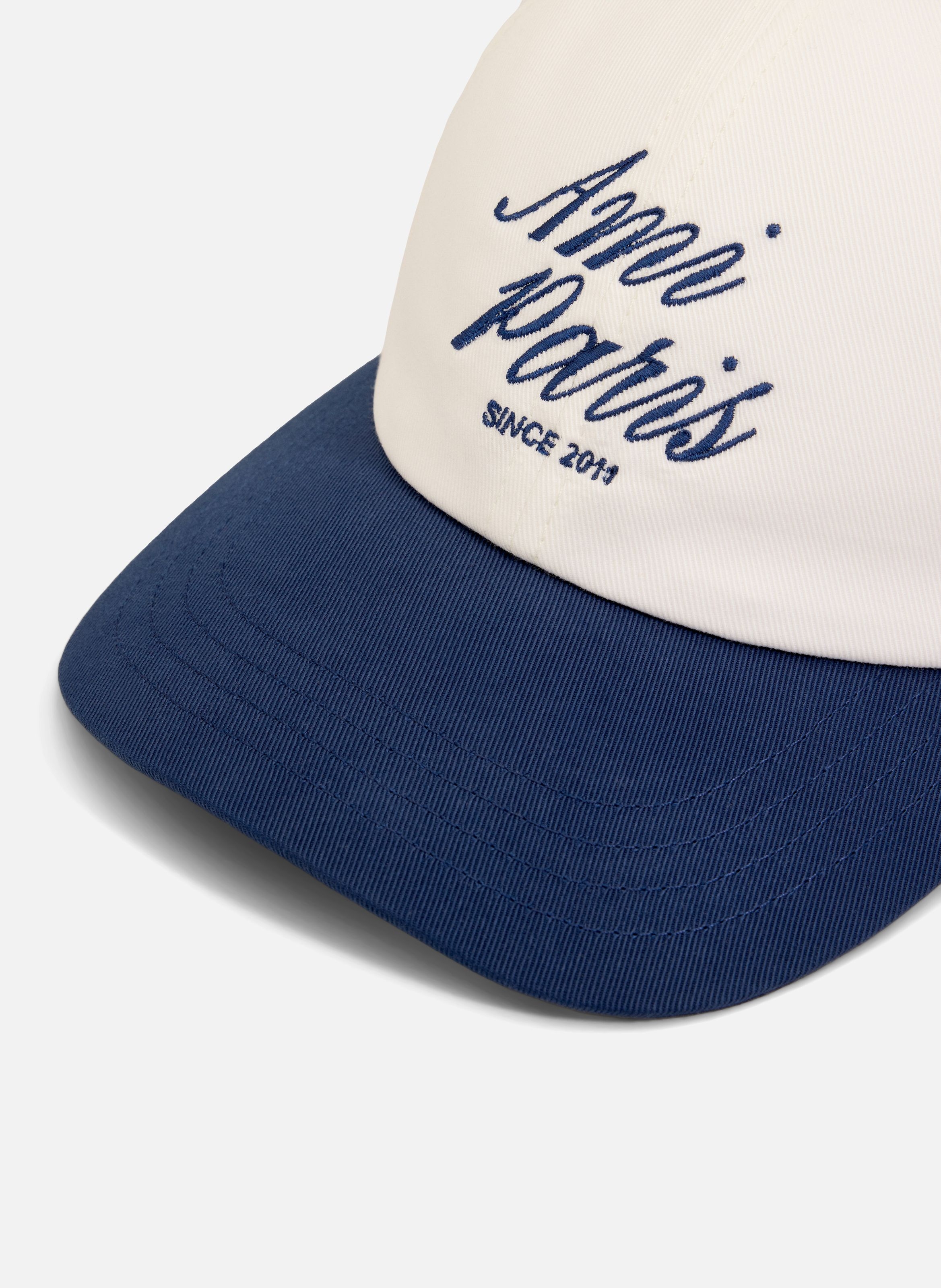Casquette ami paris bicolore unisexe en coton AMI PARIS Bleu