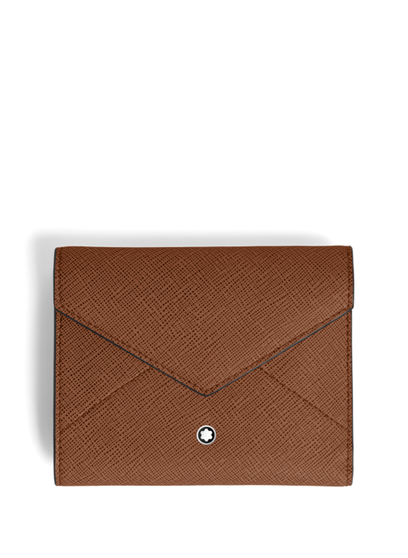 Textured leather wallet MONTBLANC Brown