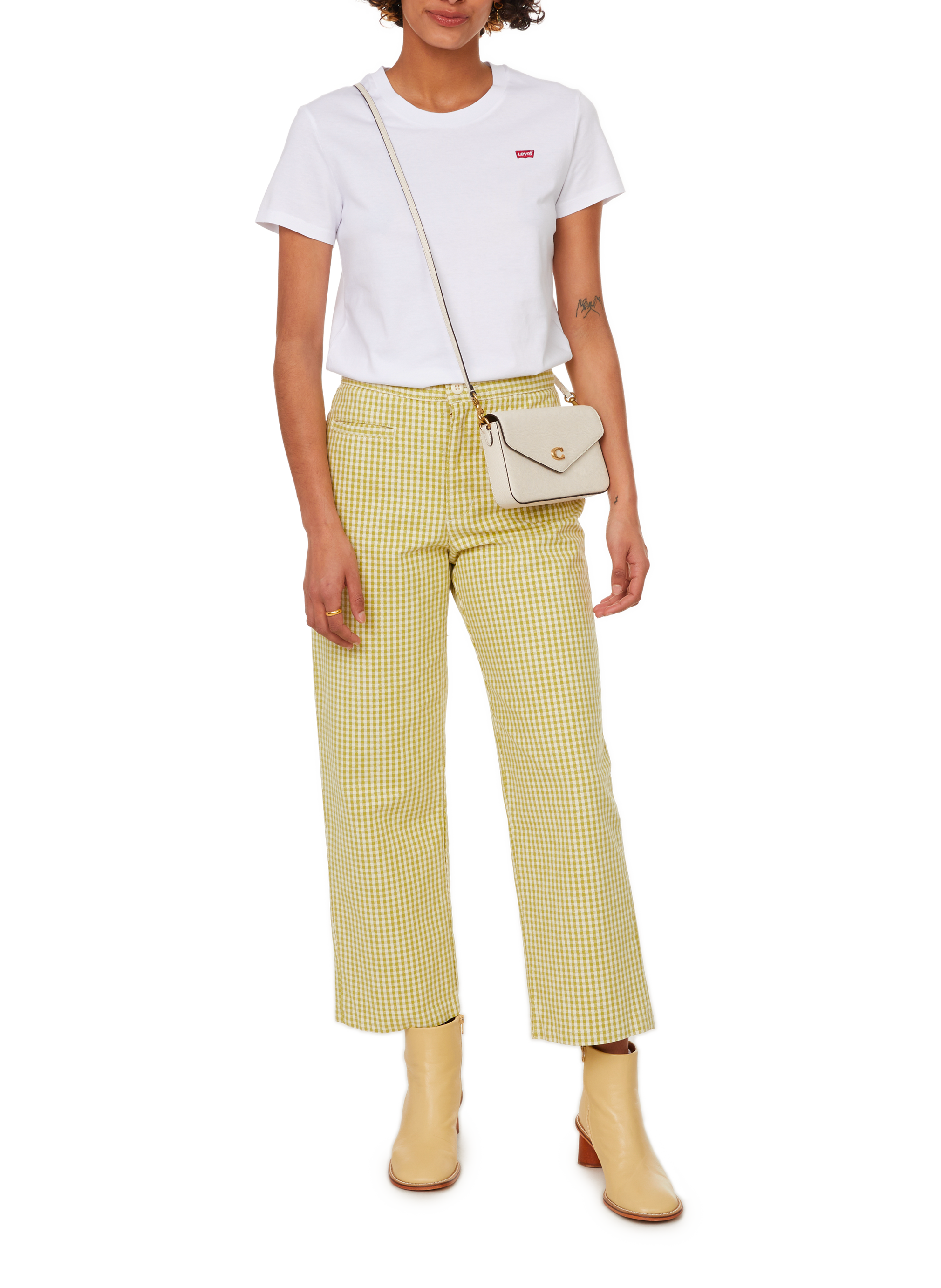 Round-neck cotton T-shirt LEVI'S White