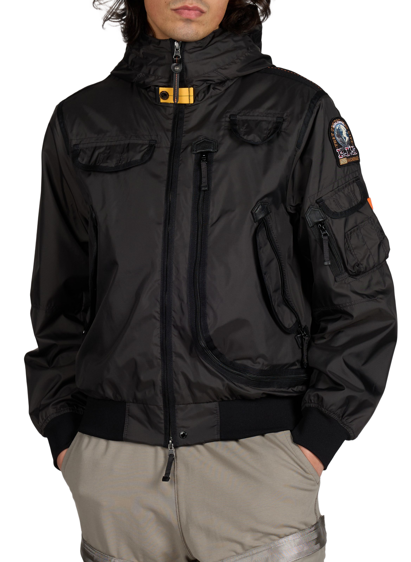 Blouson Gobi à capuche PARAJUMPERS Noir