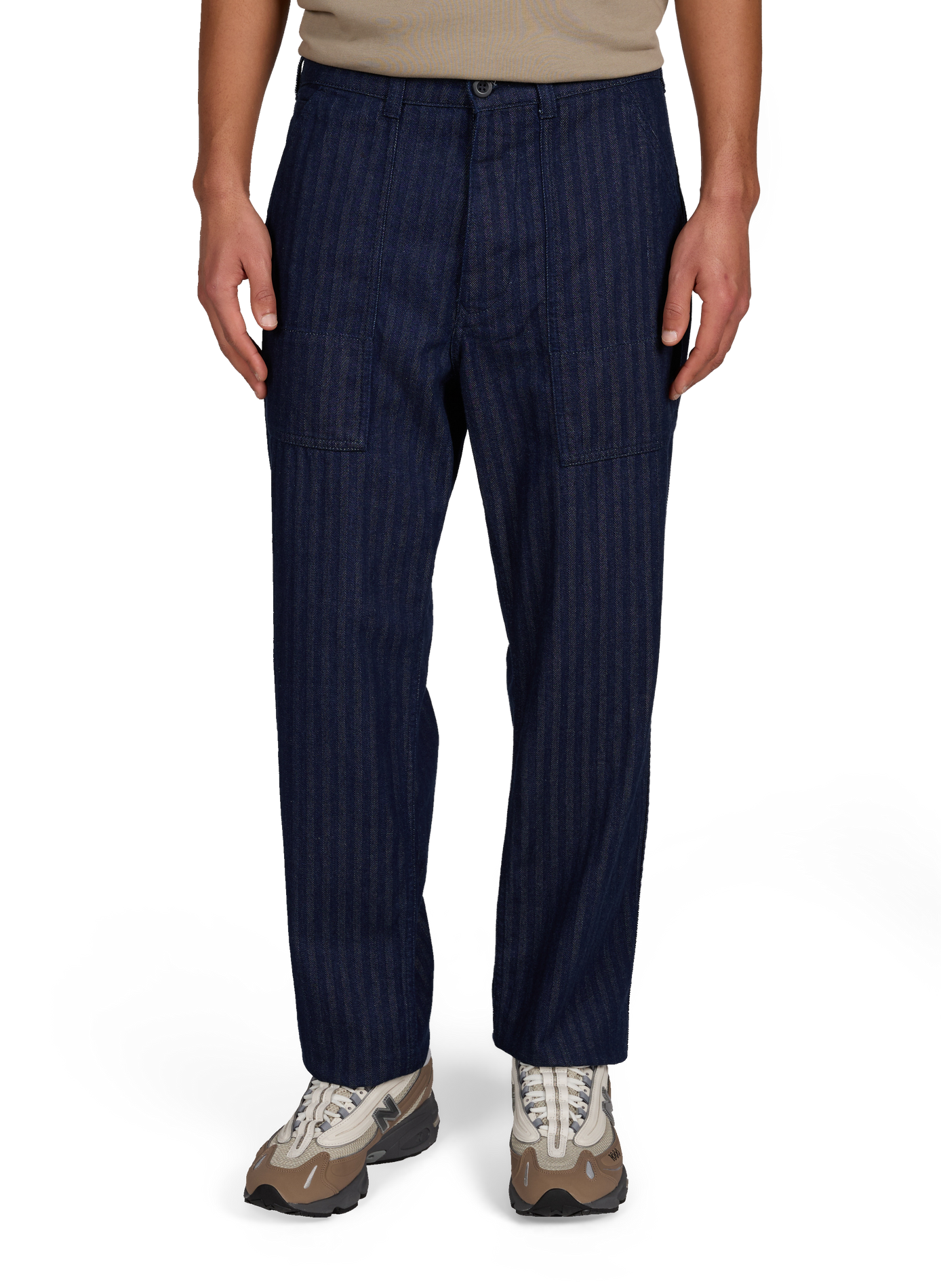 Jean droit avec rayures REPLAY Bleu