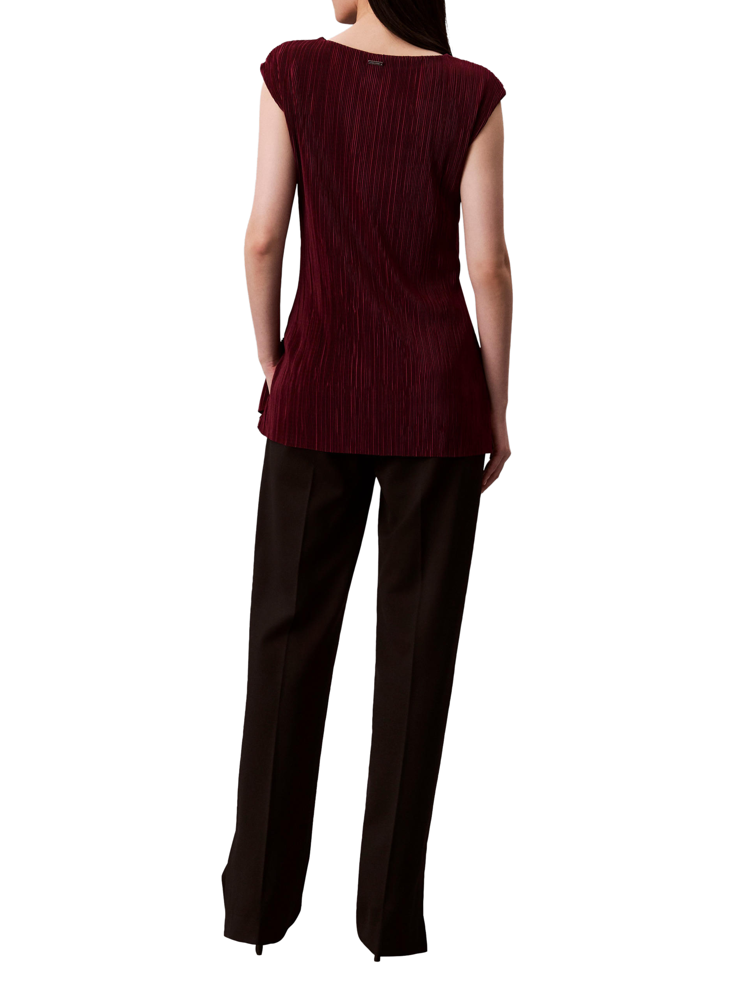 Top côtelé CALVIN KLEIN Rose