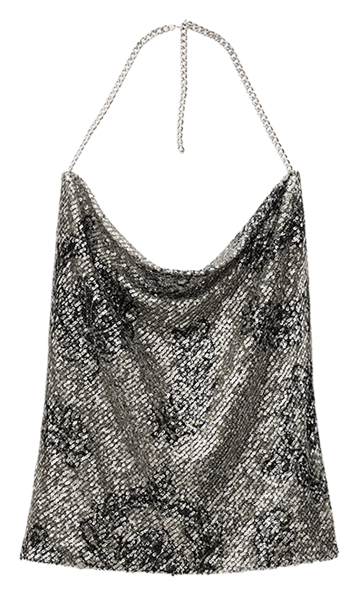 Débardeur col v à sequins simona BA&SH Noir