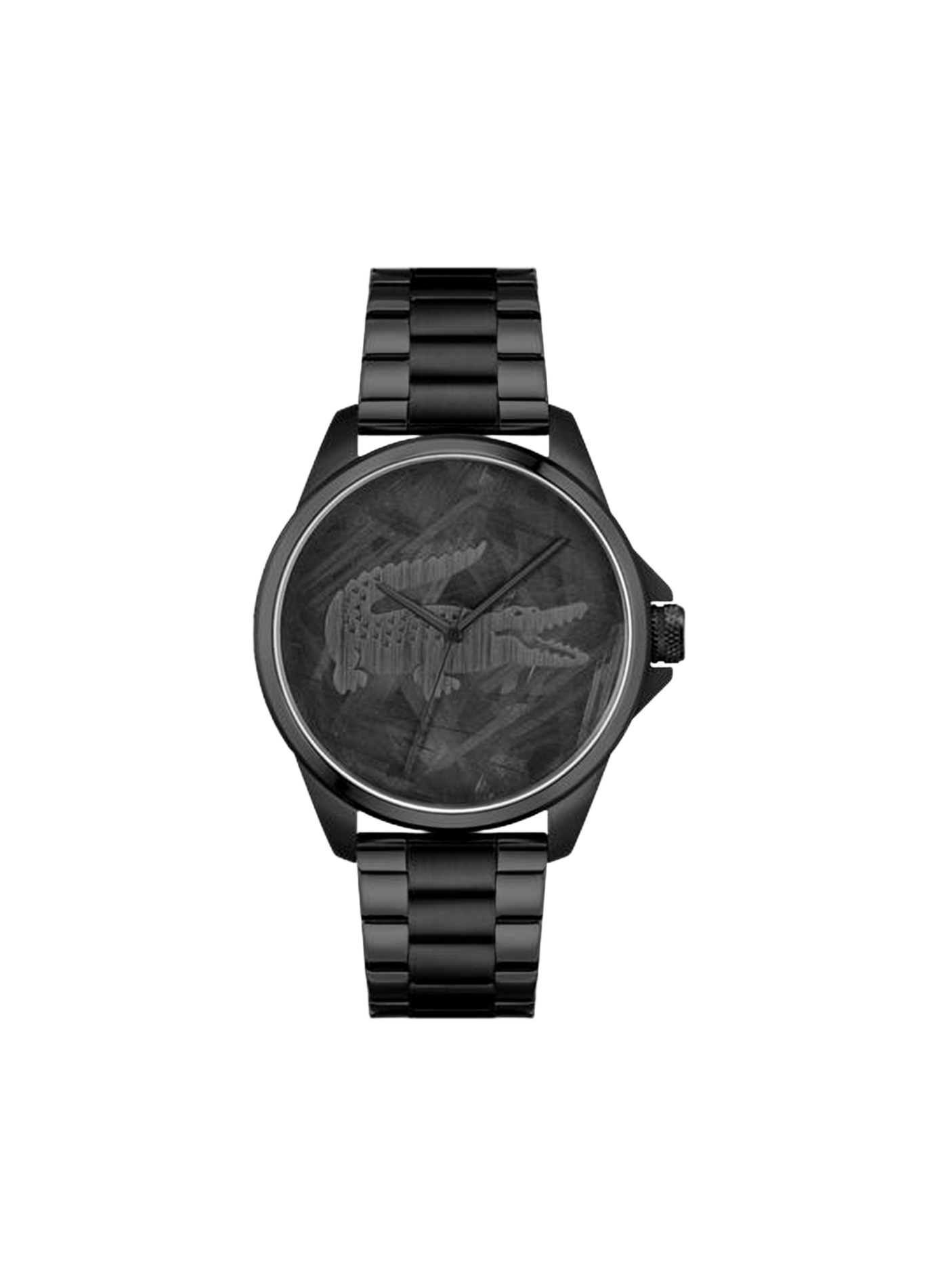 Montre quartz Le Croc en acier inoxydable LACOSTE MONTRES Noir