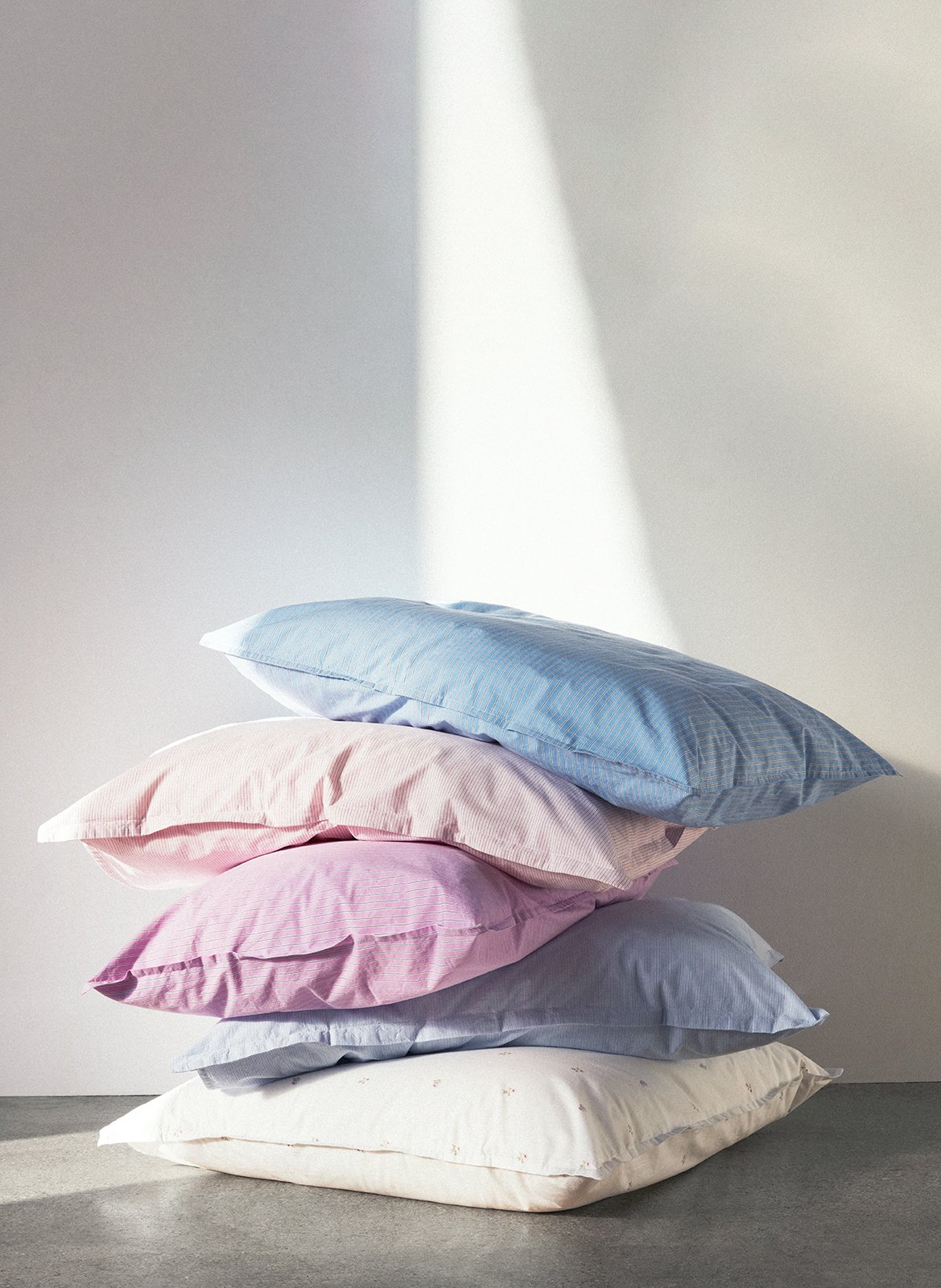 Cotton percale pillowcase AU PRINTEMPS PARIS Multicolour