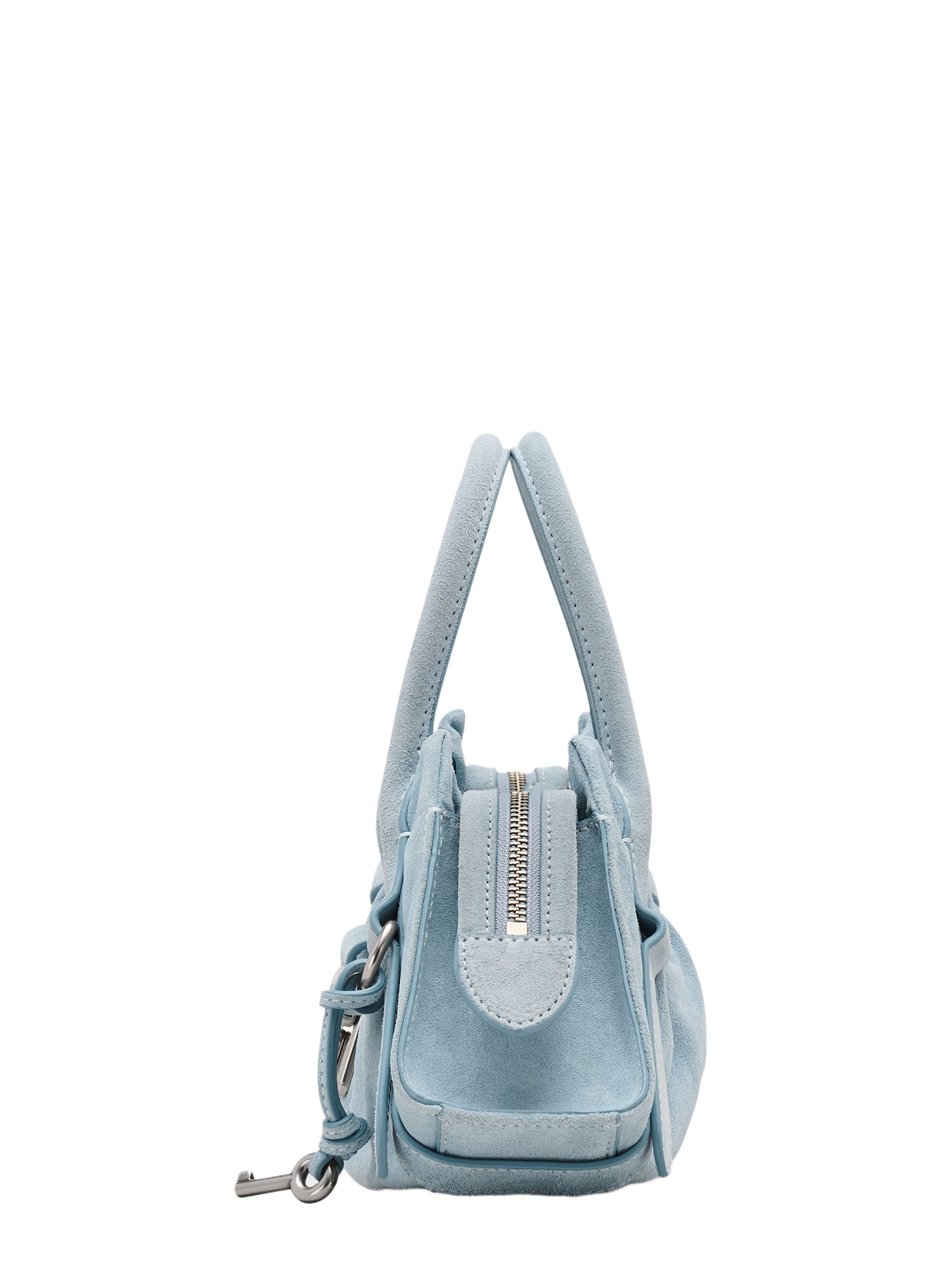 Sac à main Suede Cristina Small Satchel MARC JACOBS Bleu