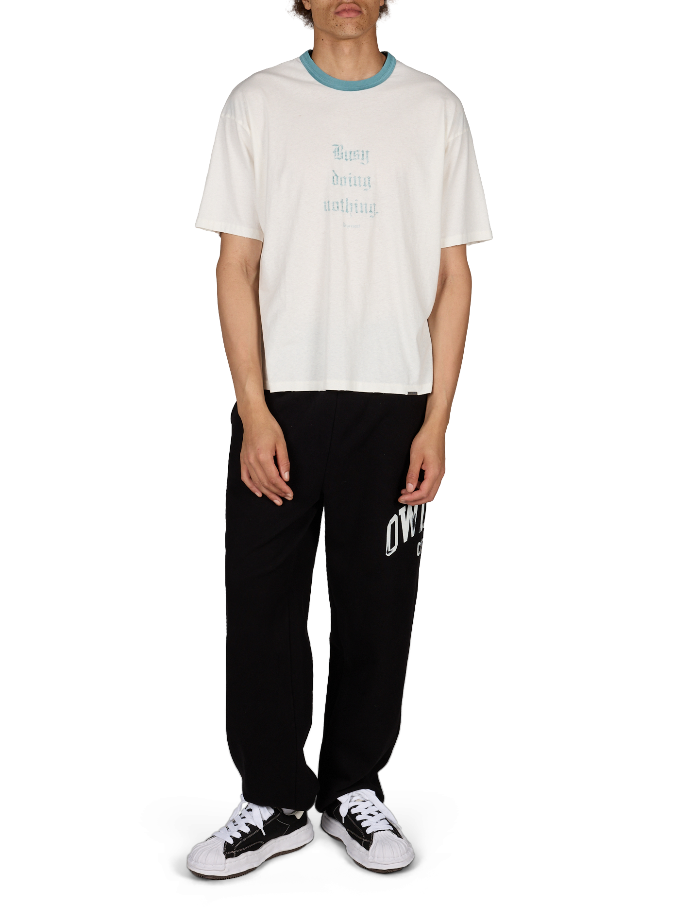 Straight printed t-shirt in blended cotton REPRESENT White