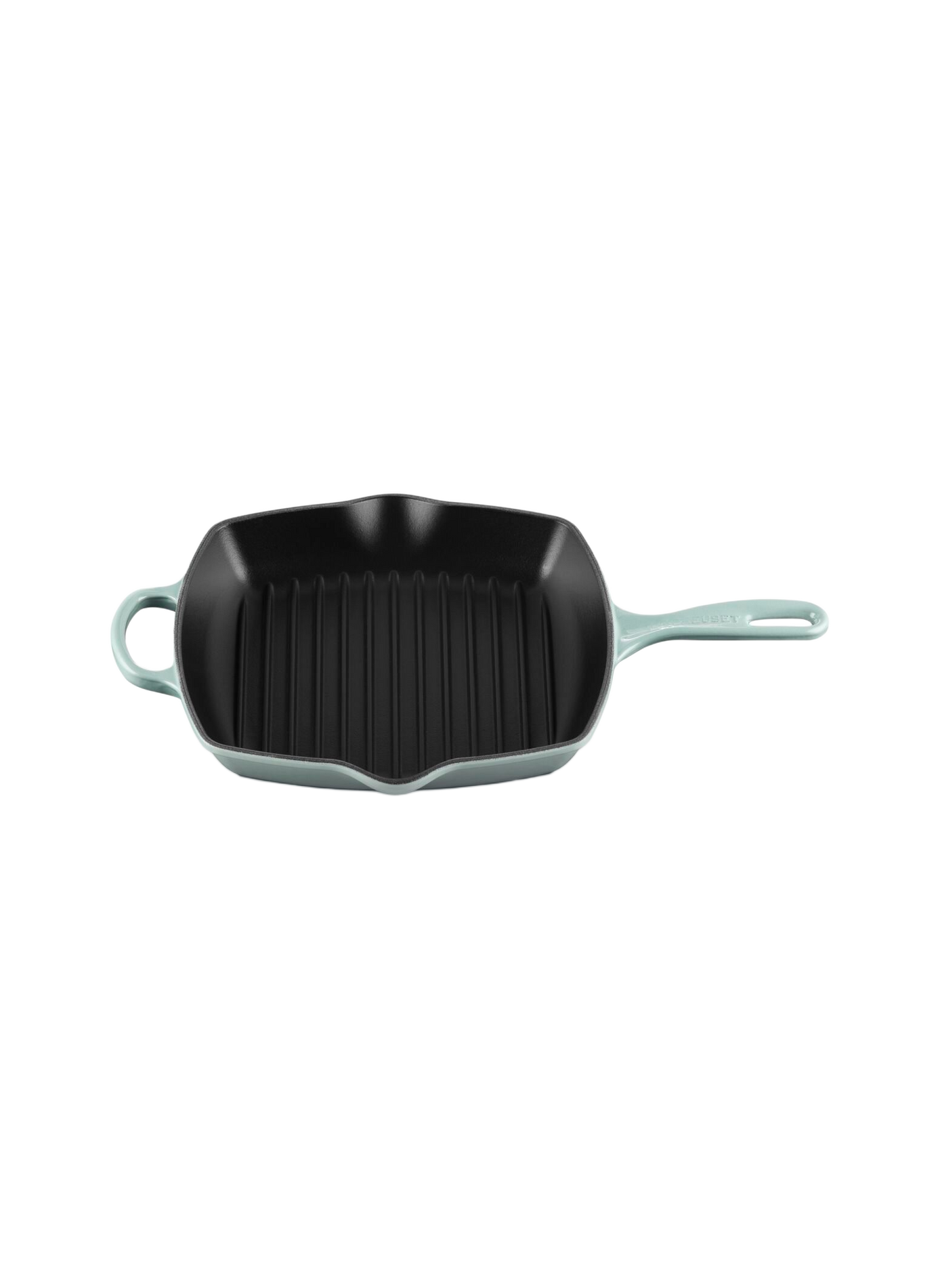 Square enameled cast iron pan LE CREUSET Grey