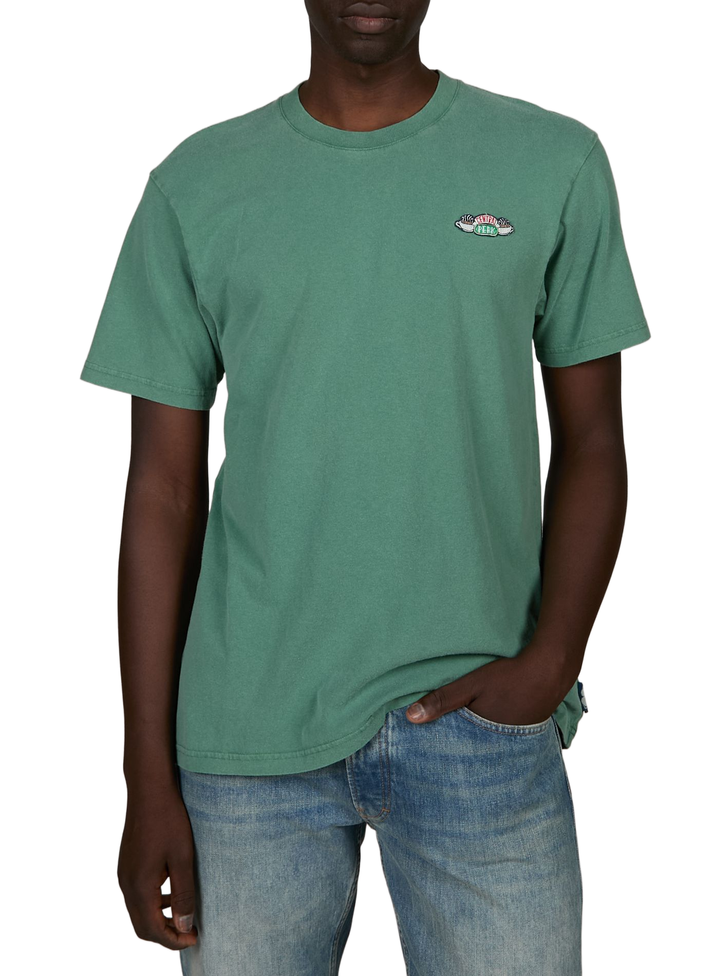 Tee-shirt droit en coton MAISON LABICHE Vert