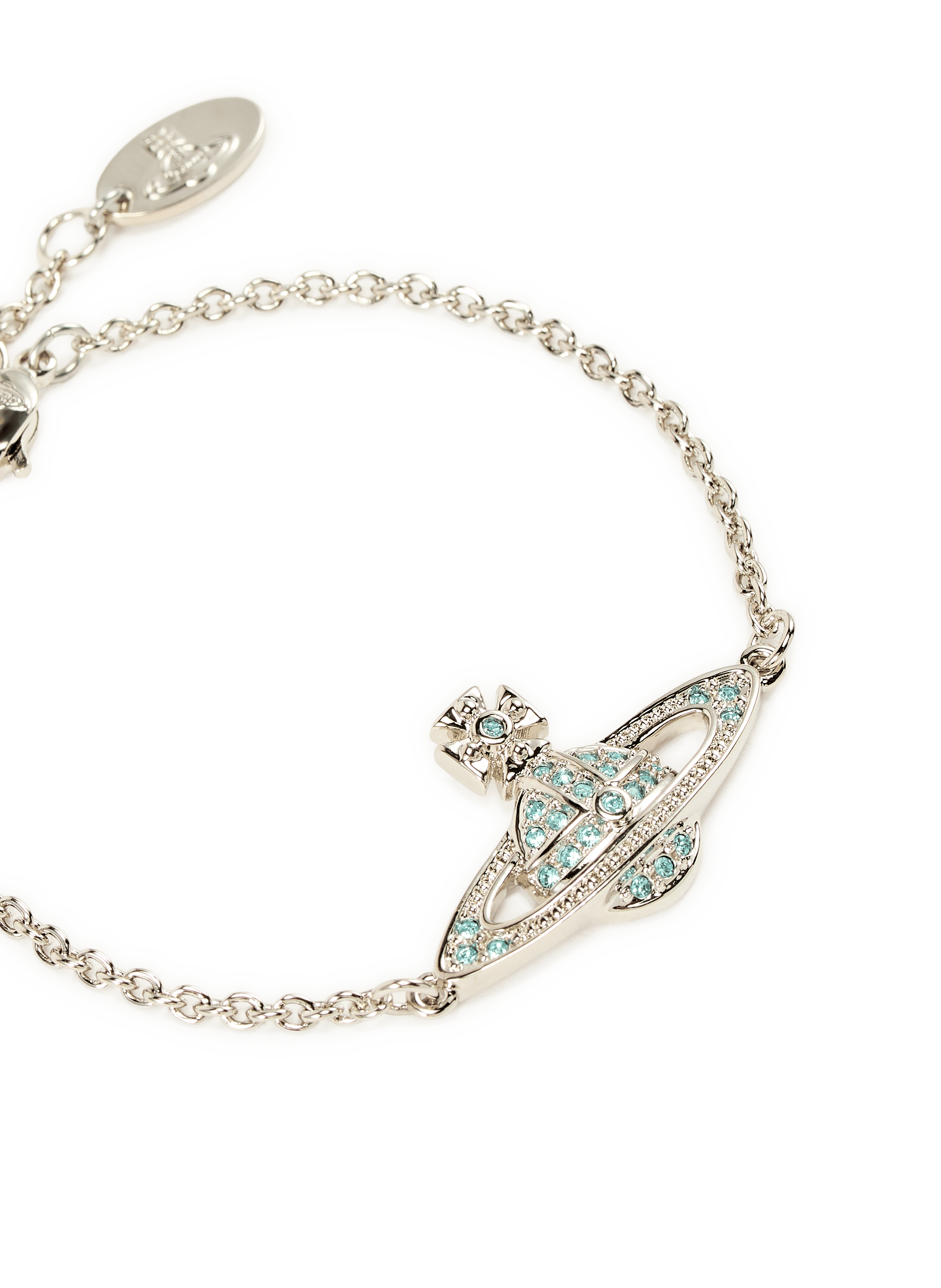 Bracelet à logo emblèmatique VIVIENNE WESTWOOD Bleu