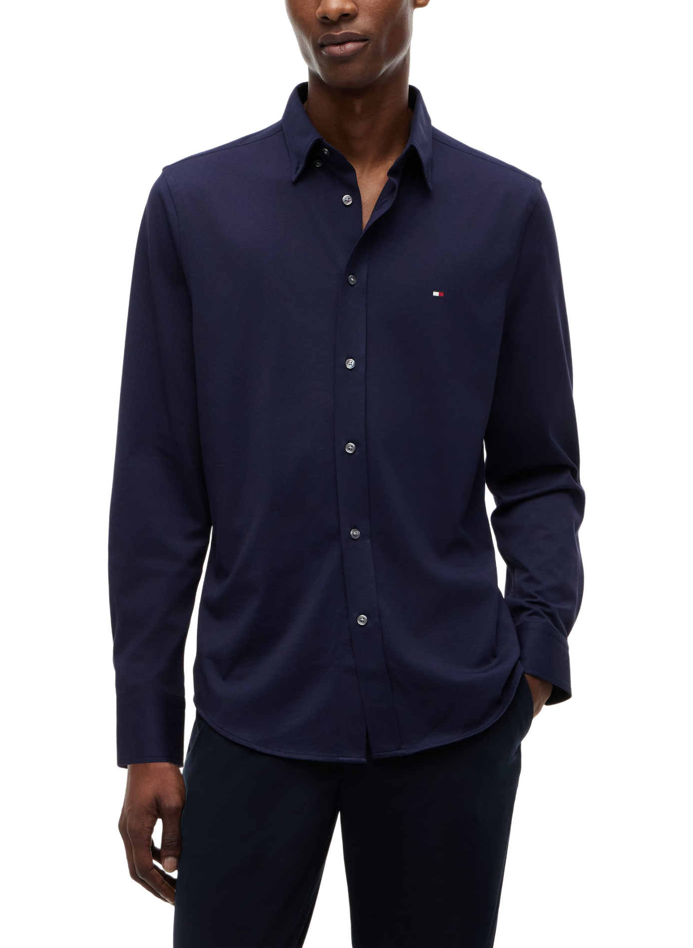 Baumwollhemd TOMMY HILFIGER Blau