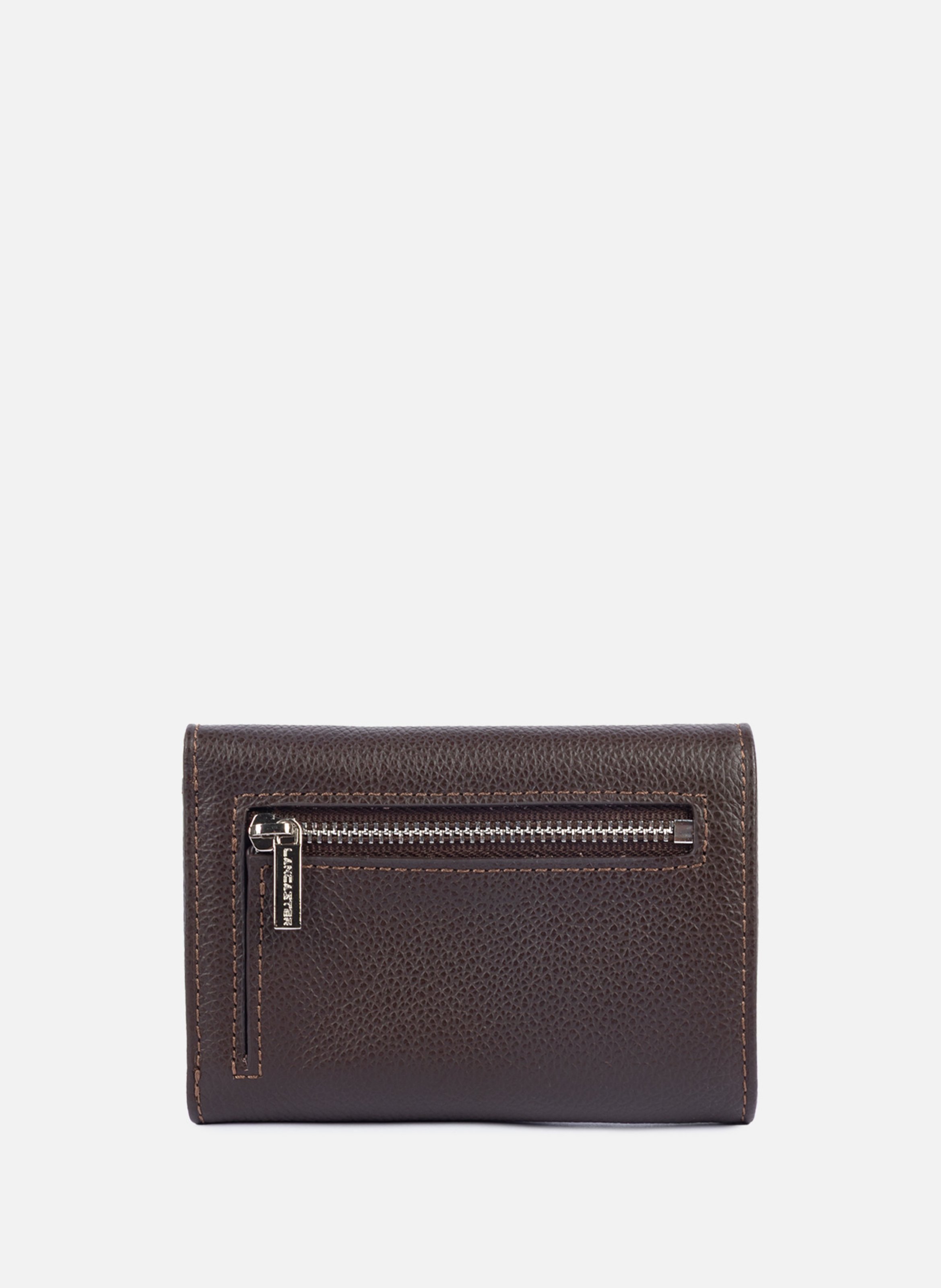 Porte-cartes - foulonné pm LANCASTER Marron