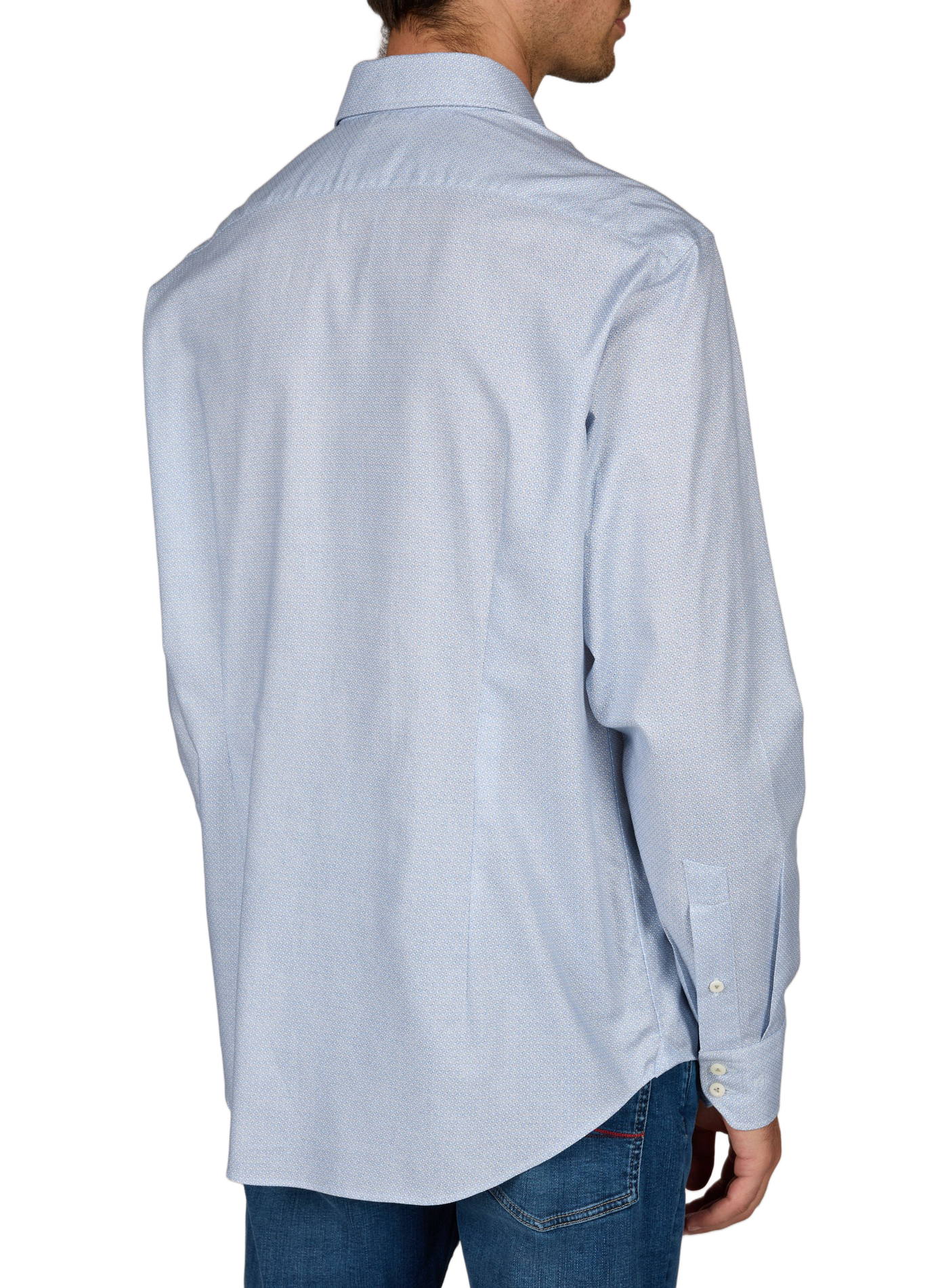 Baumwollhemd mit Mustern VAN LAACK Blau
