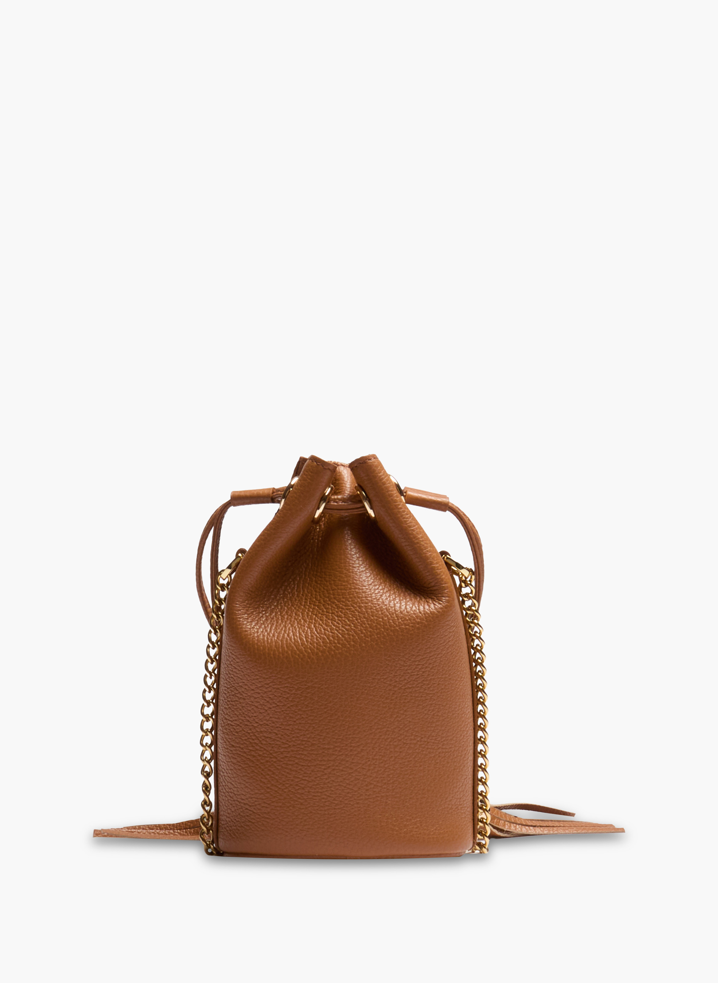 Mini sac seau premier flirt de lancel en cuir LANCEL Marron