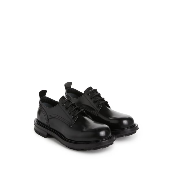 Derbies en cuir brossé