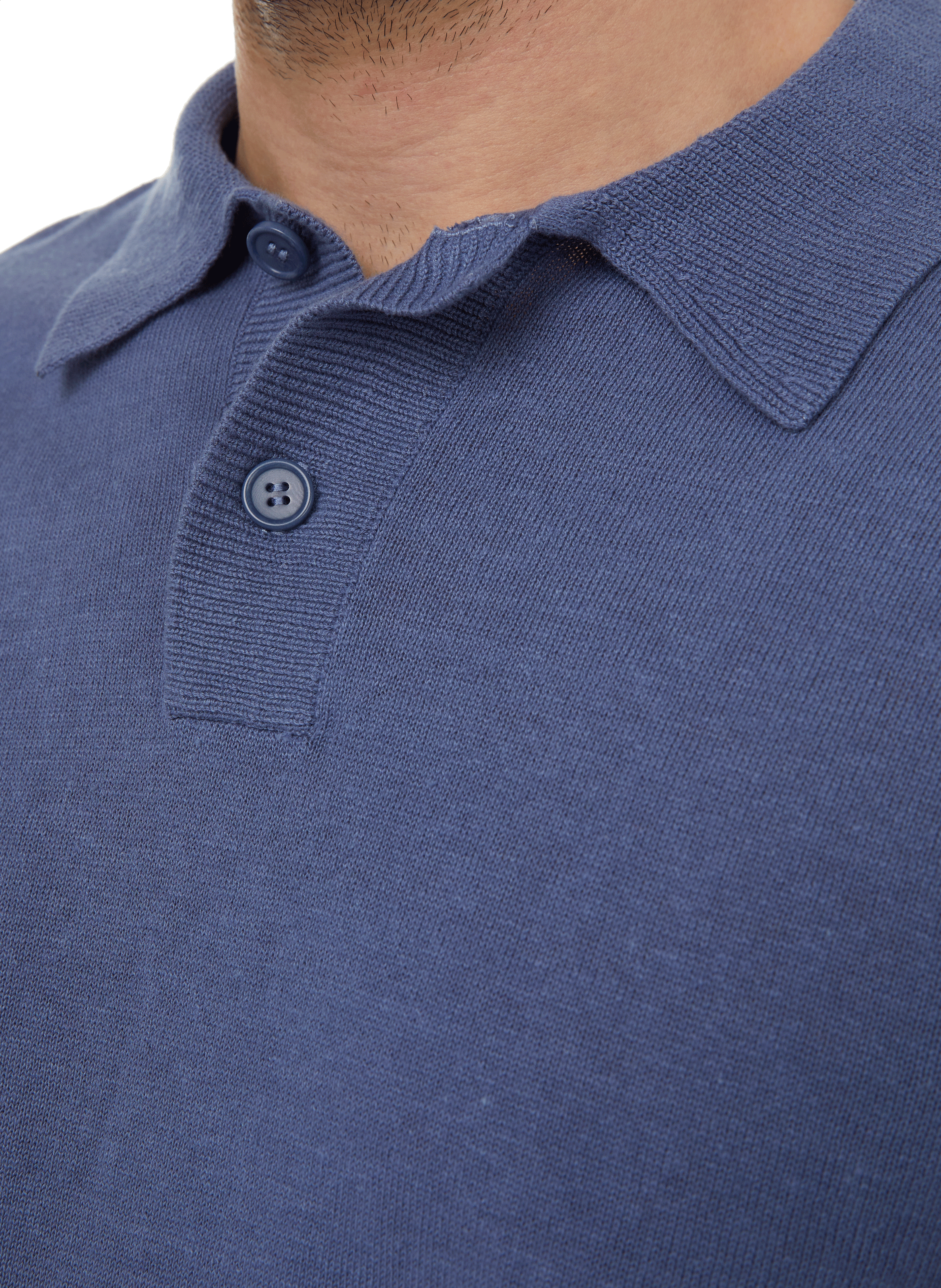 Linen and cotton polo shirt | Green SAISON 1865 Men