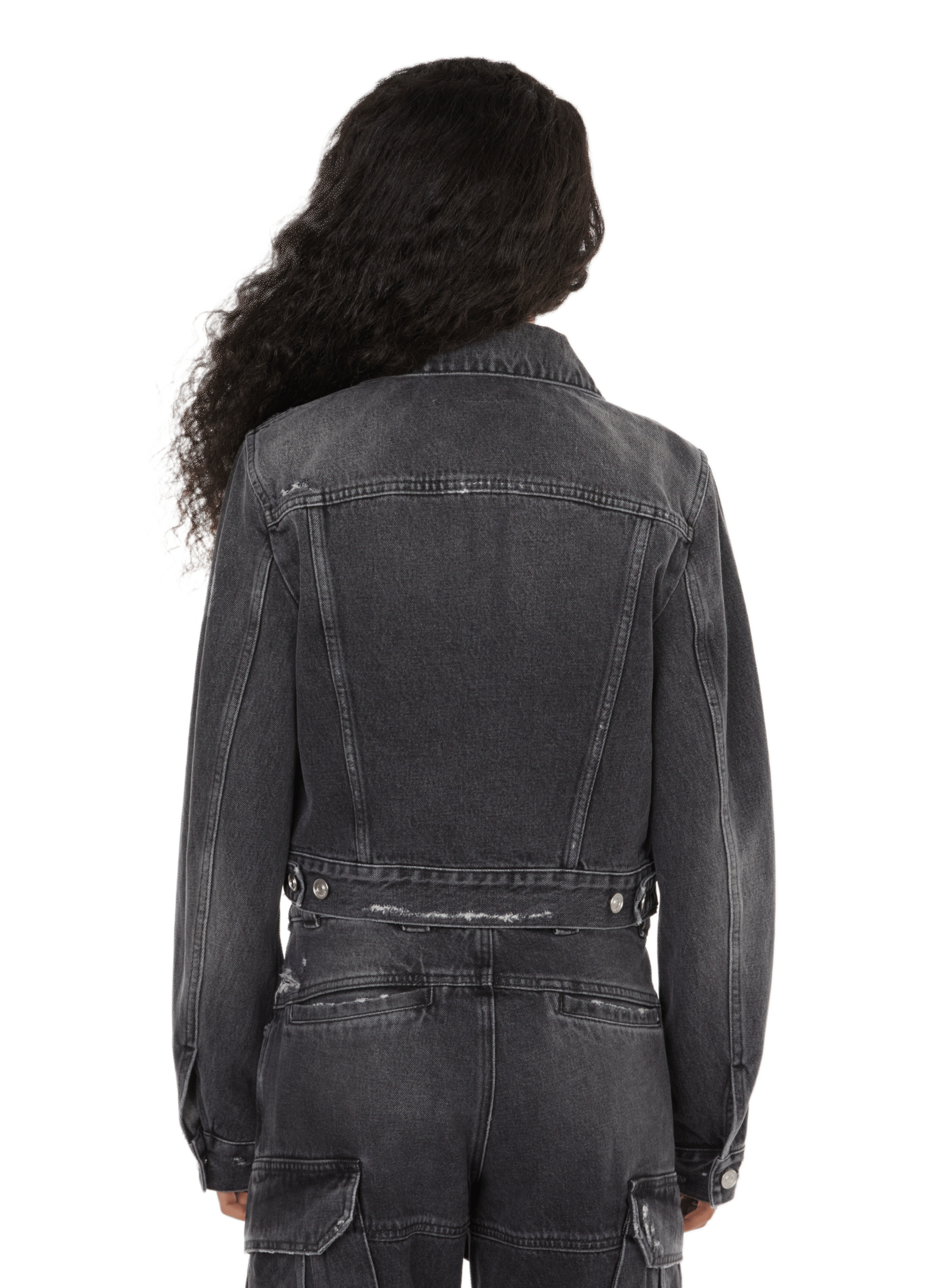 Denim zip-up jacket GIVENCHY Black