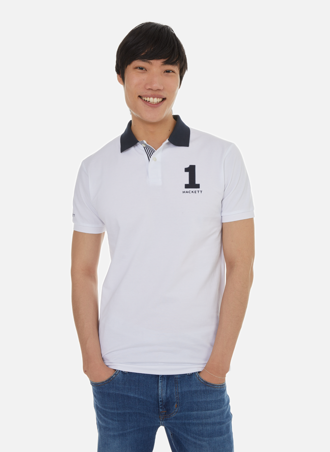 Plain cotton polo shirt HACKETT