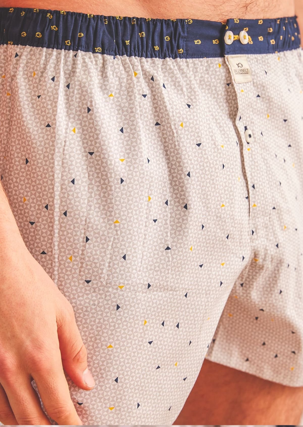 Caleçon en coton biologique BILLYBELT Blanc