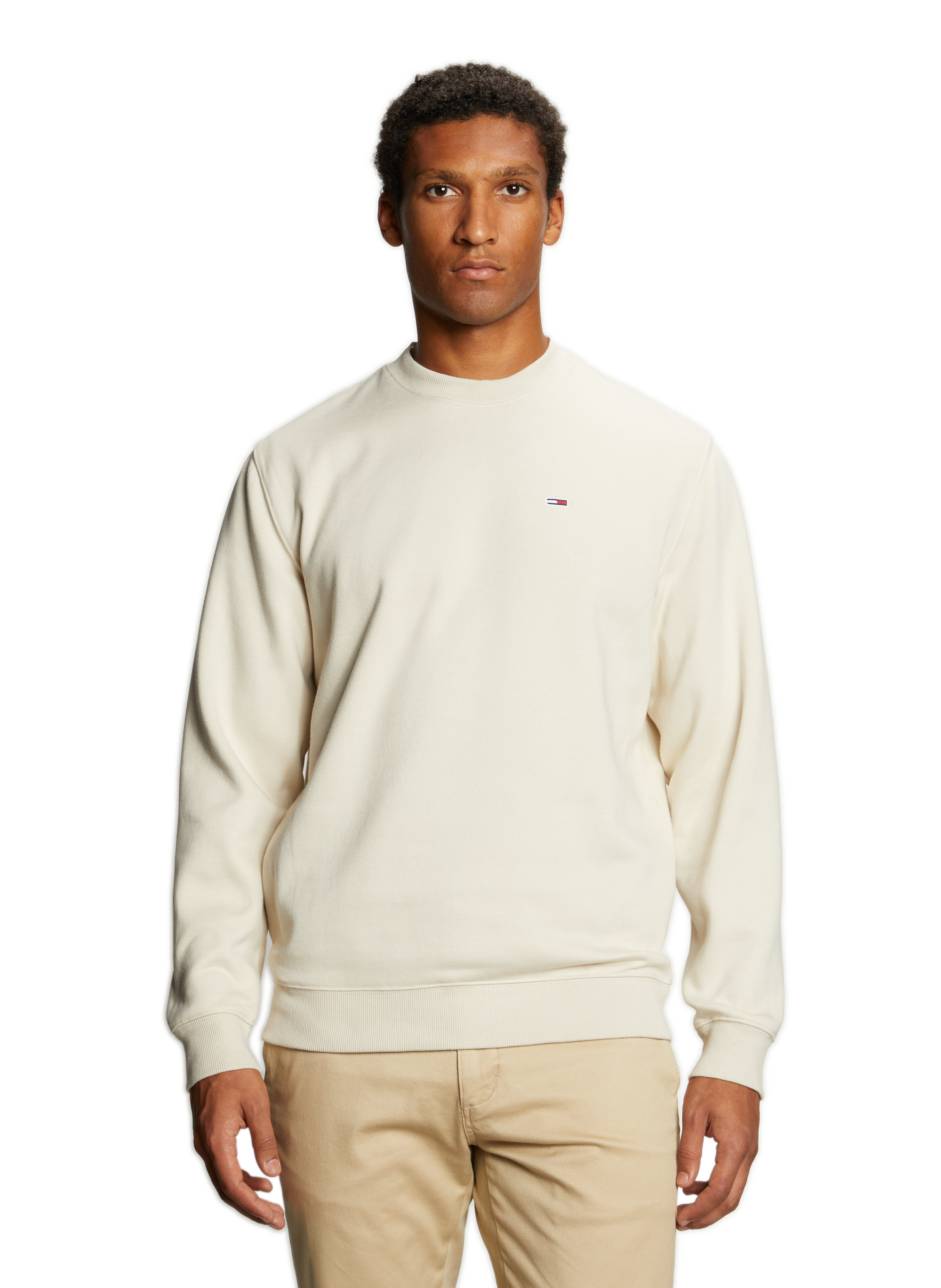 TOMMY HILFIGER Sweatshirt en coton Beige