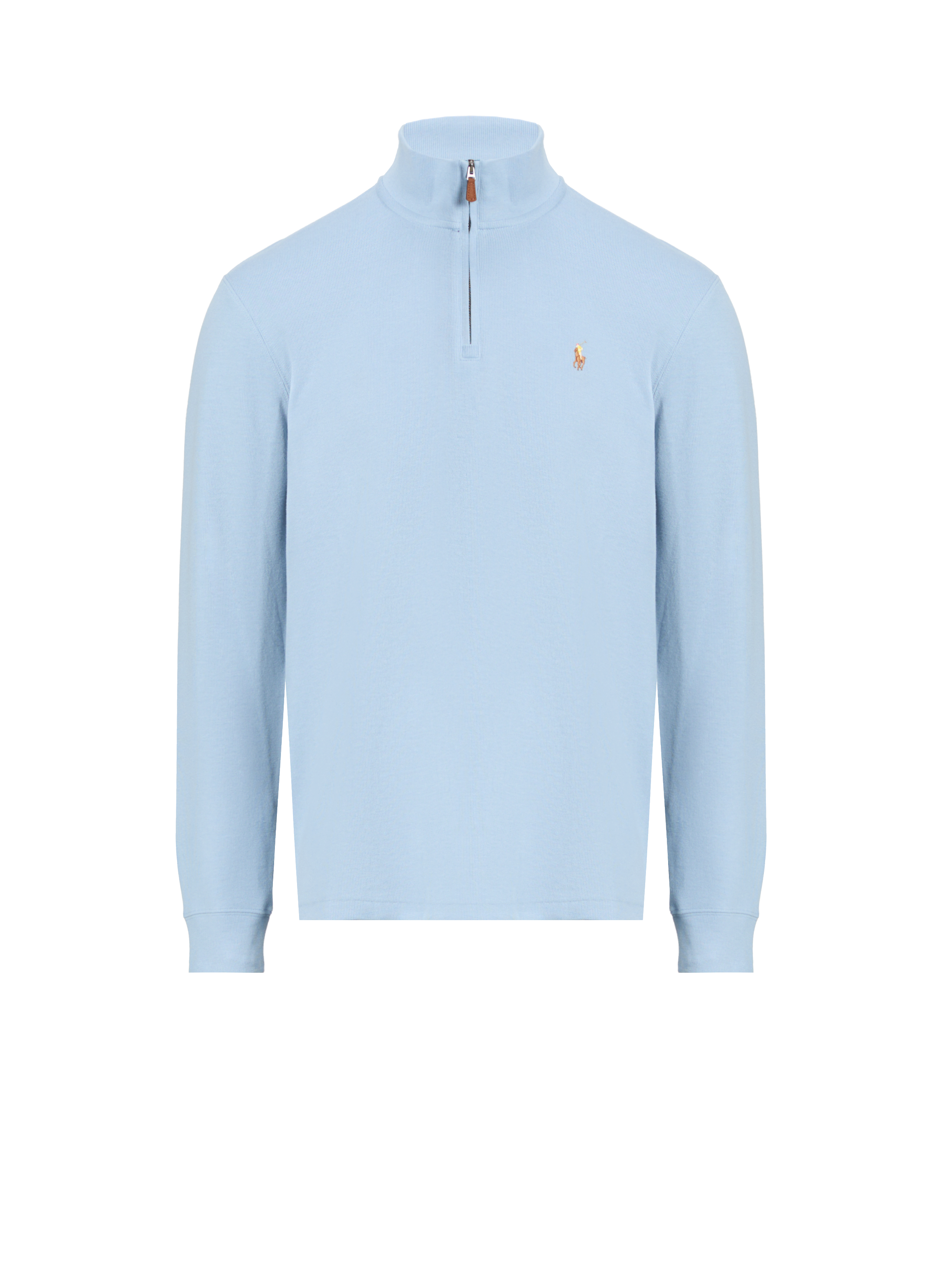 POLO RALPH LAUREN Cotton high-neck jumper Blue
