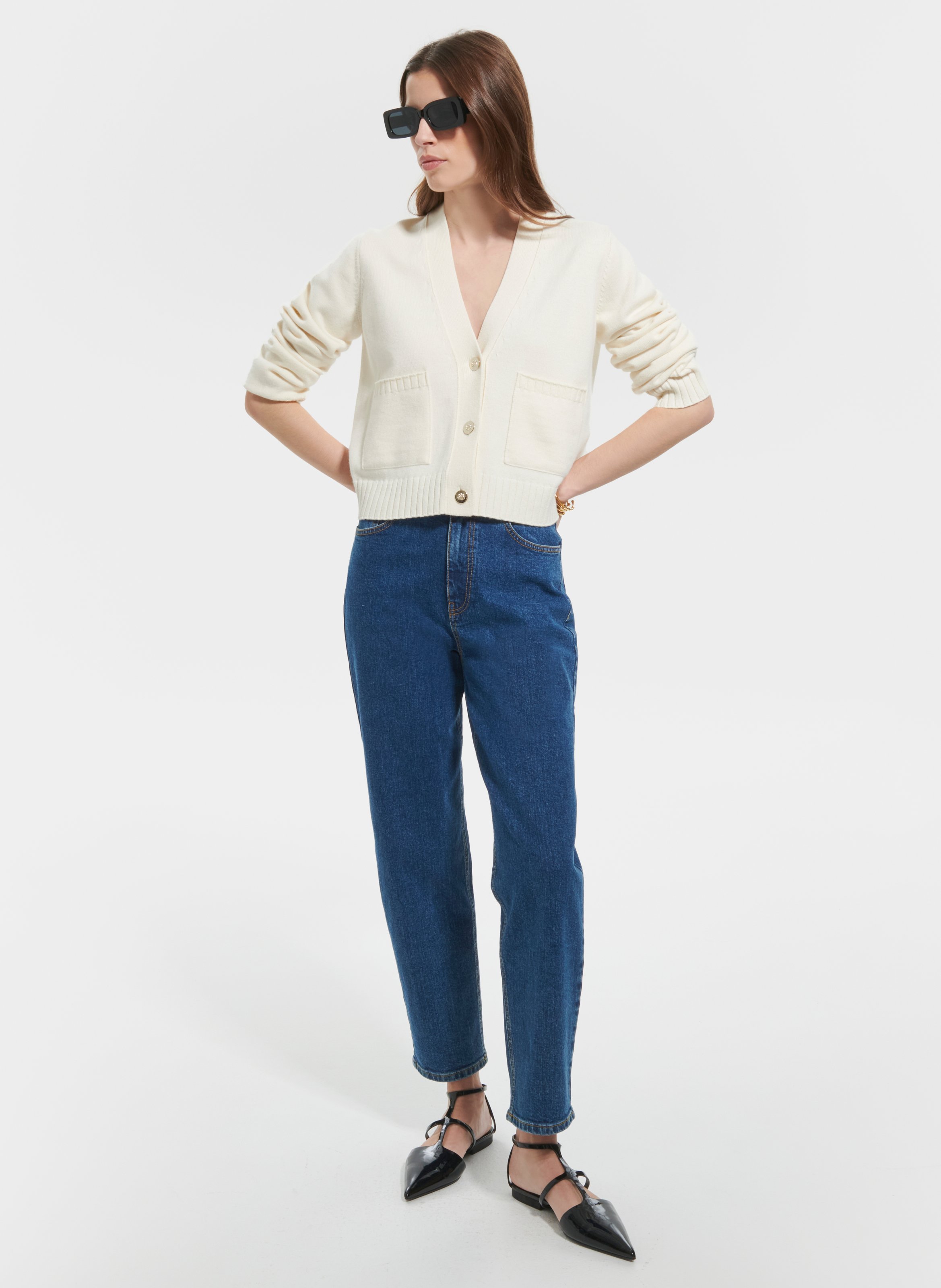 Gilet  gaetanne ZAPA Blanc