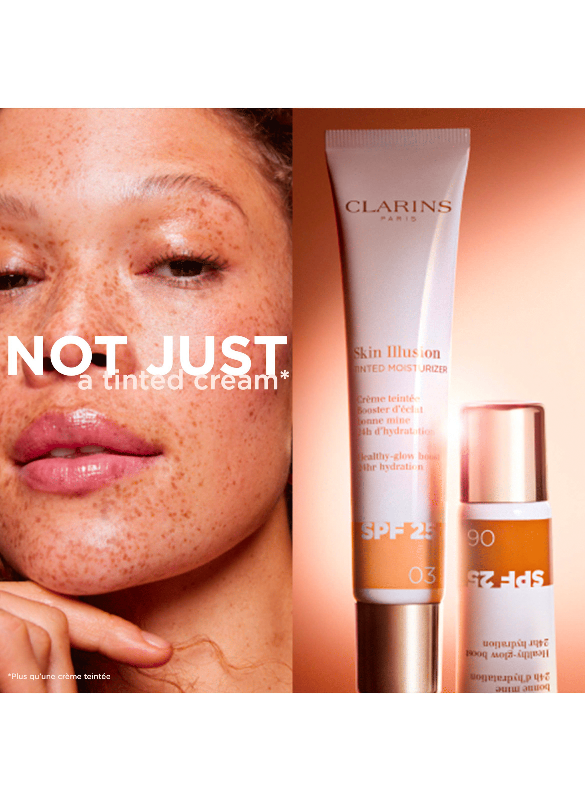 Skin Illusion Tinted Moisturizer SPF25 - Radiance-boosting tinted cream 08