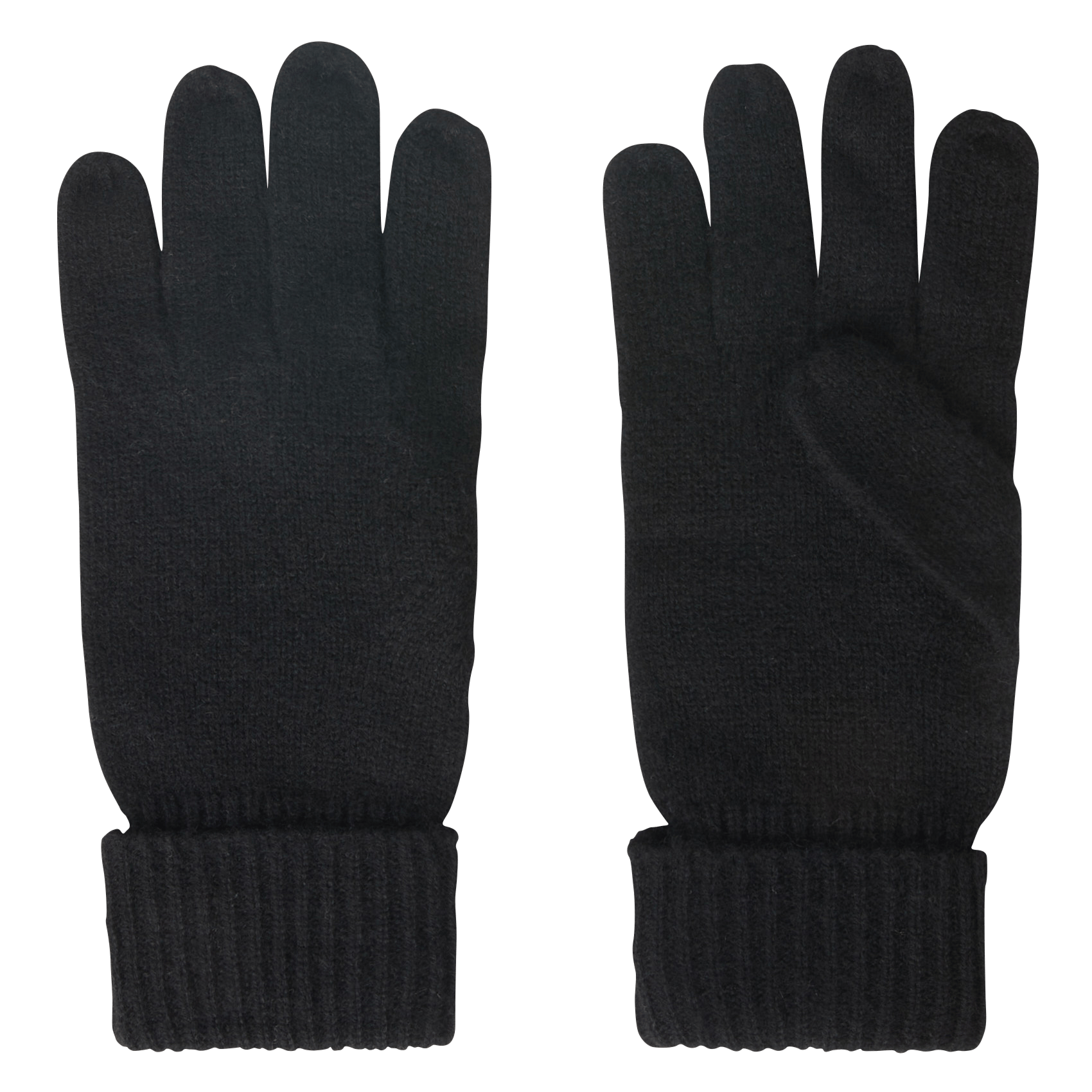 Gants en cachemire mélangé cimon BA&SH Noir