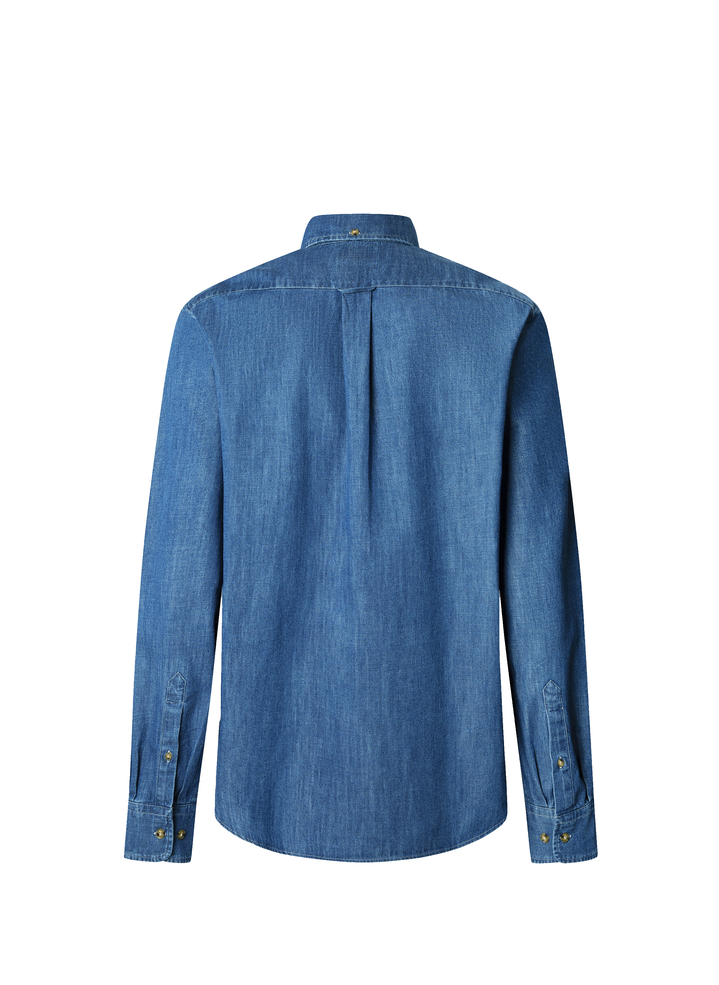 American collar cotton shirt FACONNABLE Blue