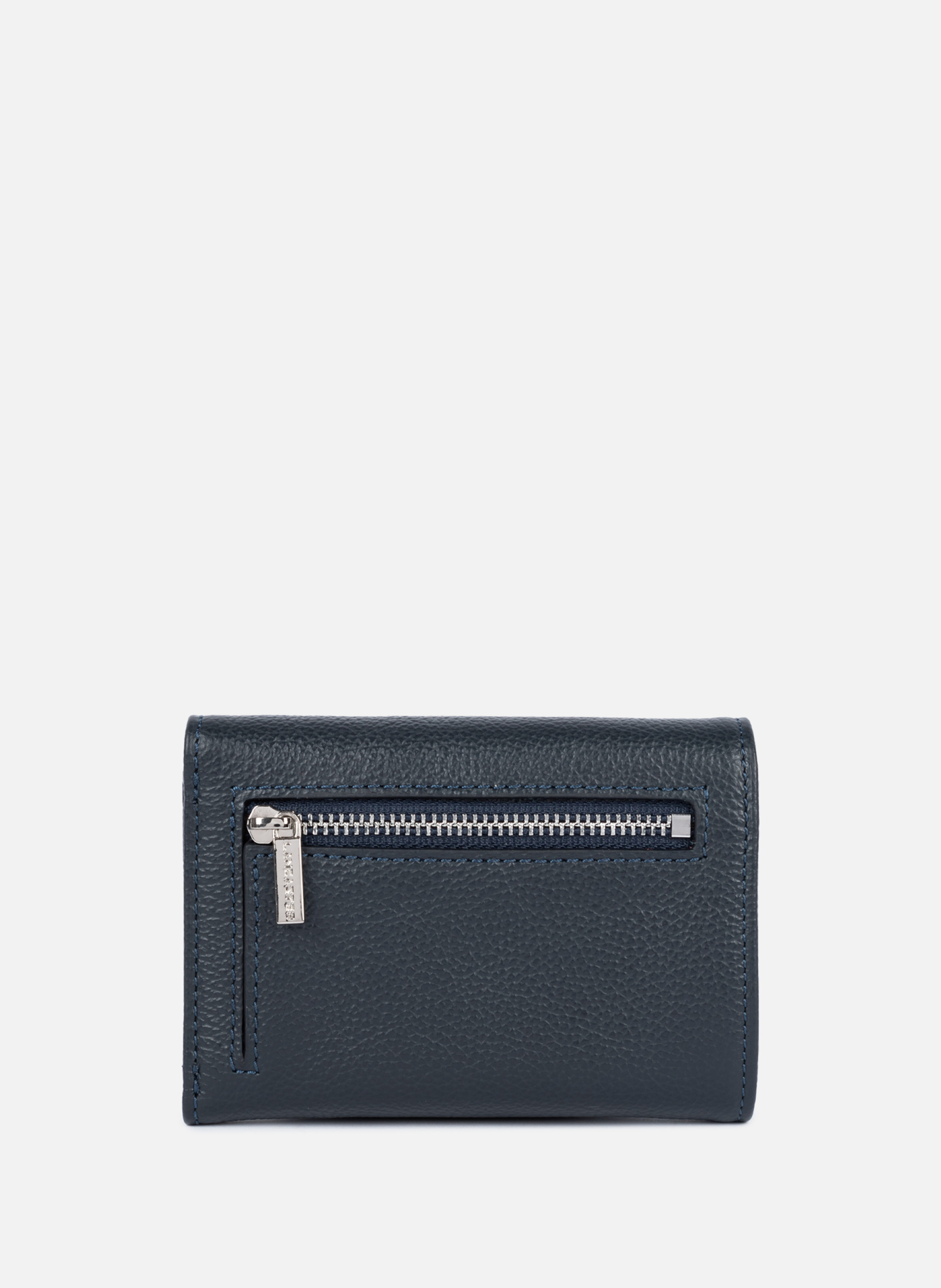 Card holder - Foulonné PM LANCASTER Blue