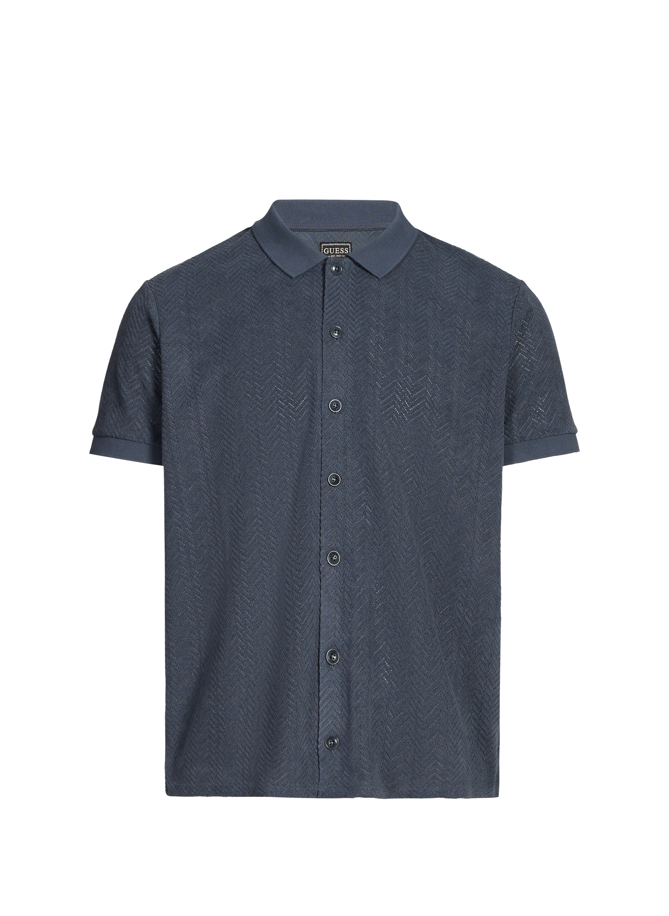 Wool Shirt GUESS Blue