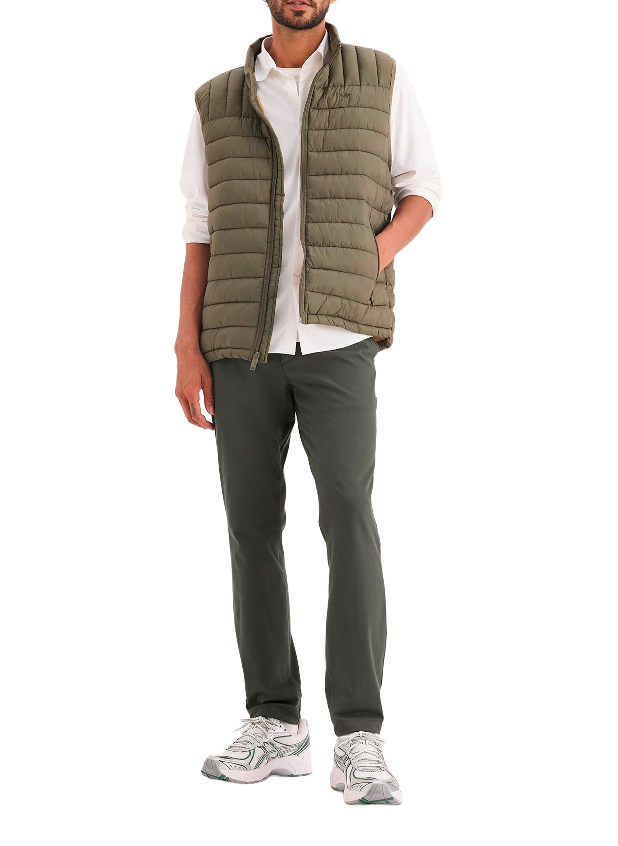 Cotton blend chino trousers  DOCKERS Khaki