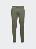 Jeans slim uni en coton mélangé  BENNI Military green
