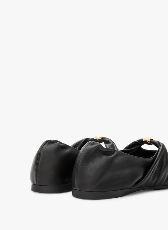 Ballerines Pebble Soft en cuir d'agneau nappa | Noir by LOEWE Ballerines Pebble Soft en cuir d'agneau nappa Noir