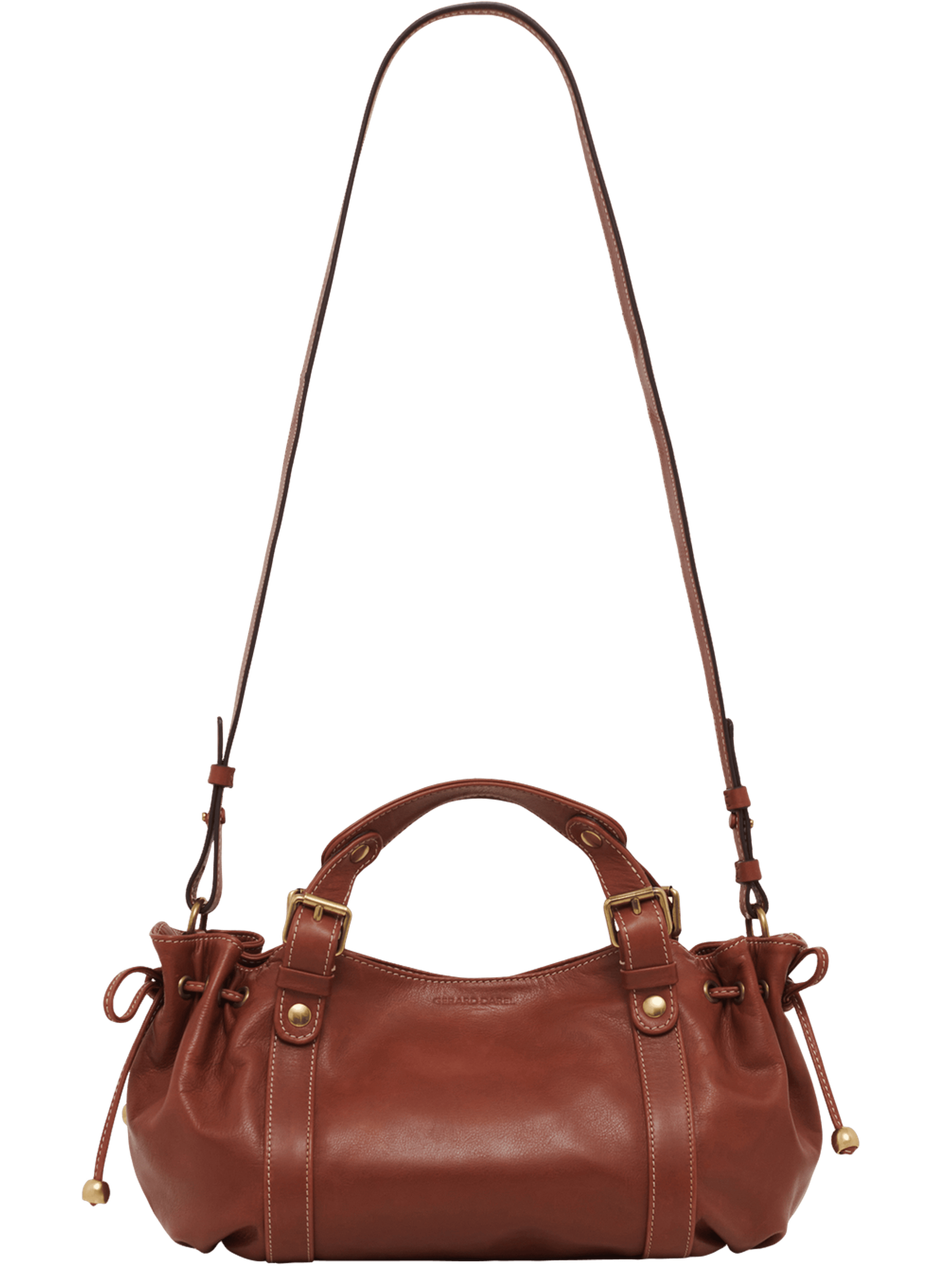 Mini sac à main en cuir – 12h GERARD DAREL Beige