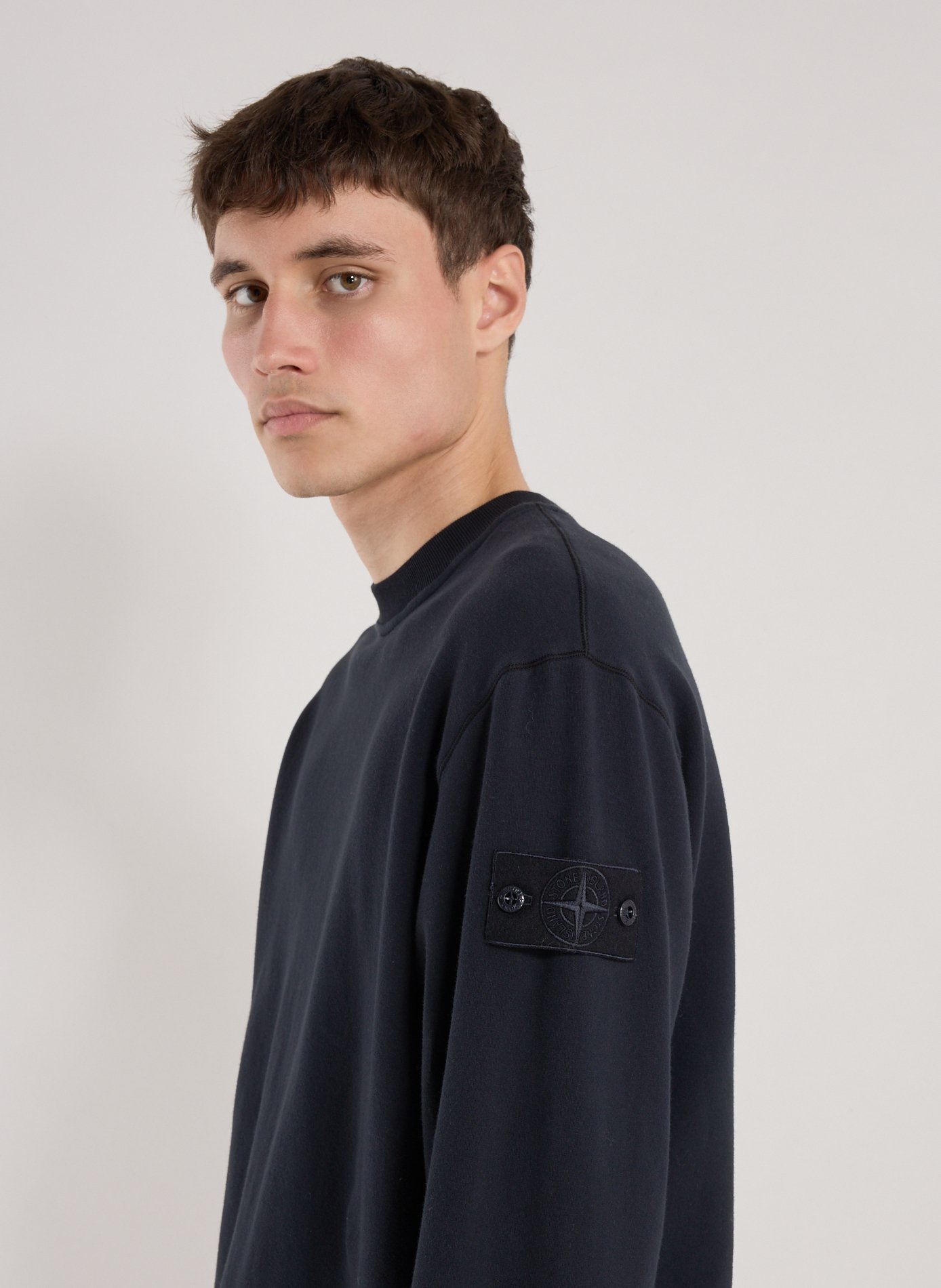 Sweatshirt en coton - Collection Ghost STONE ISLAND Bleu