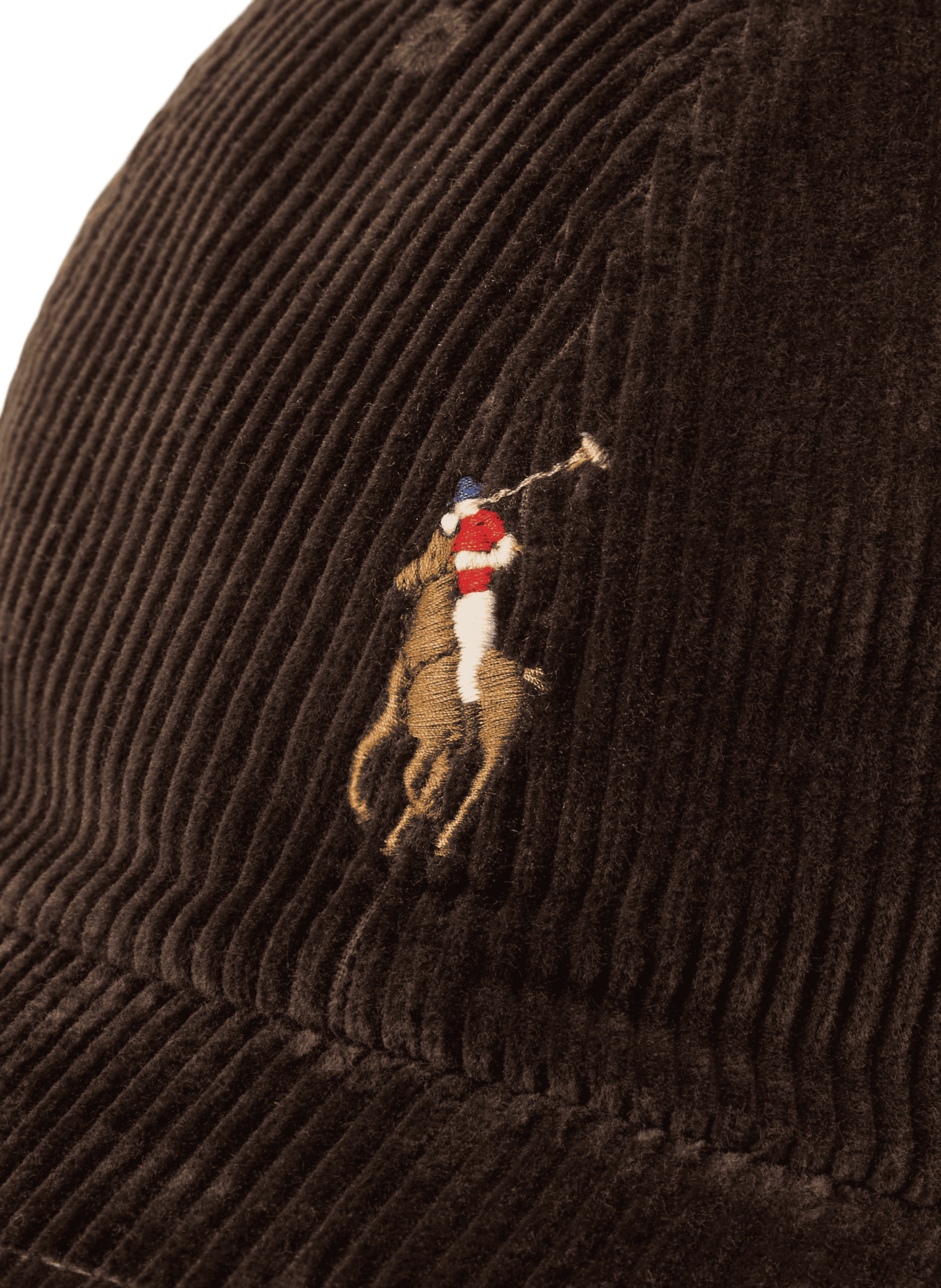 Corduroy baseball cap POLO RALPH LAUREN Brown