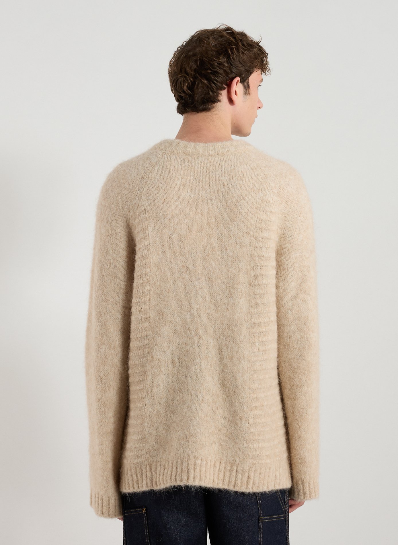 Pull Data en alpaga mélangée HOLZWEILER Beige