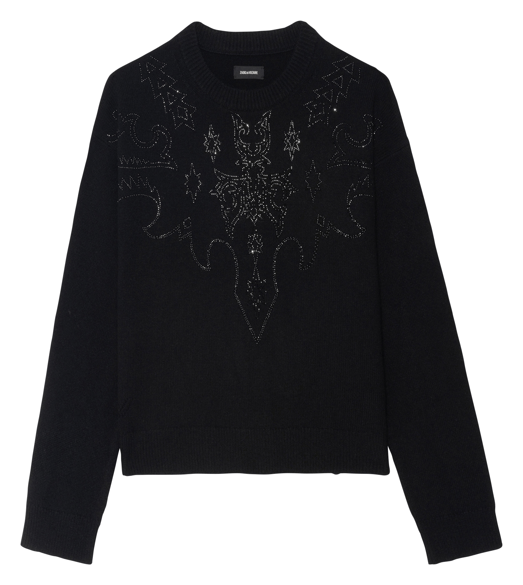 Pull col rond en cachemire markuz ZADIG&VOLTAIRE Noir