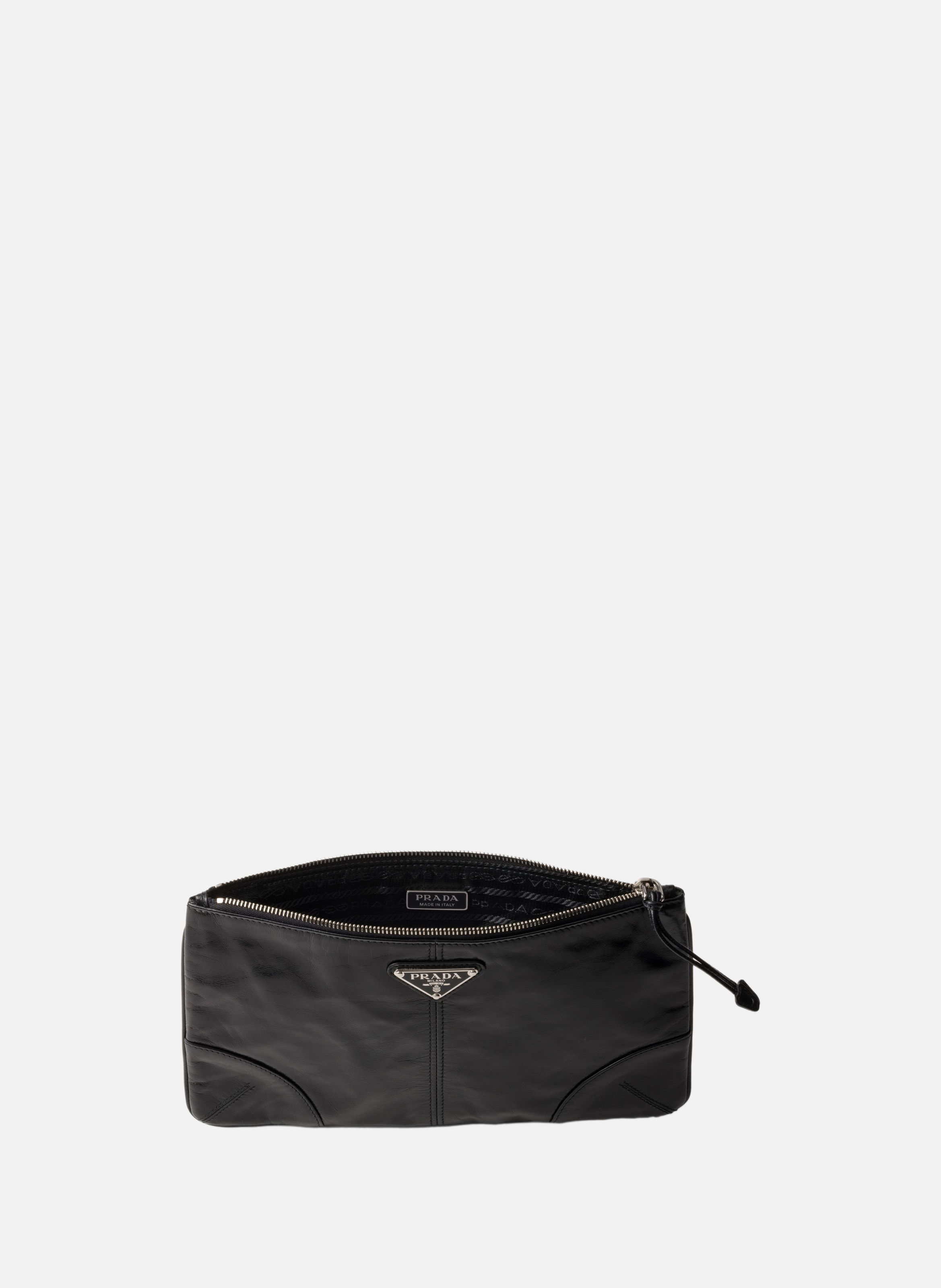 Pochette en cuir PRADA Noir