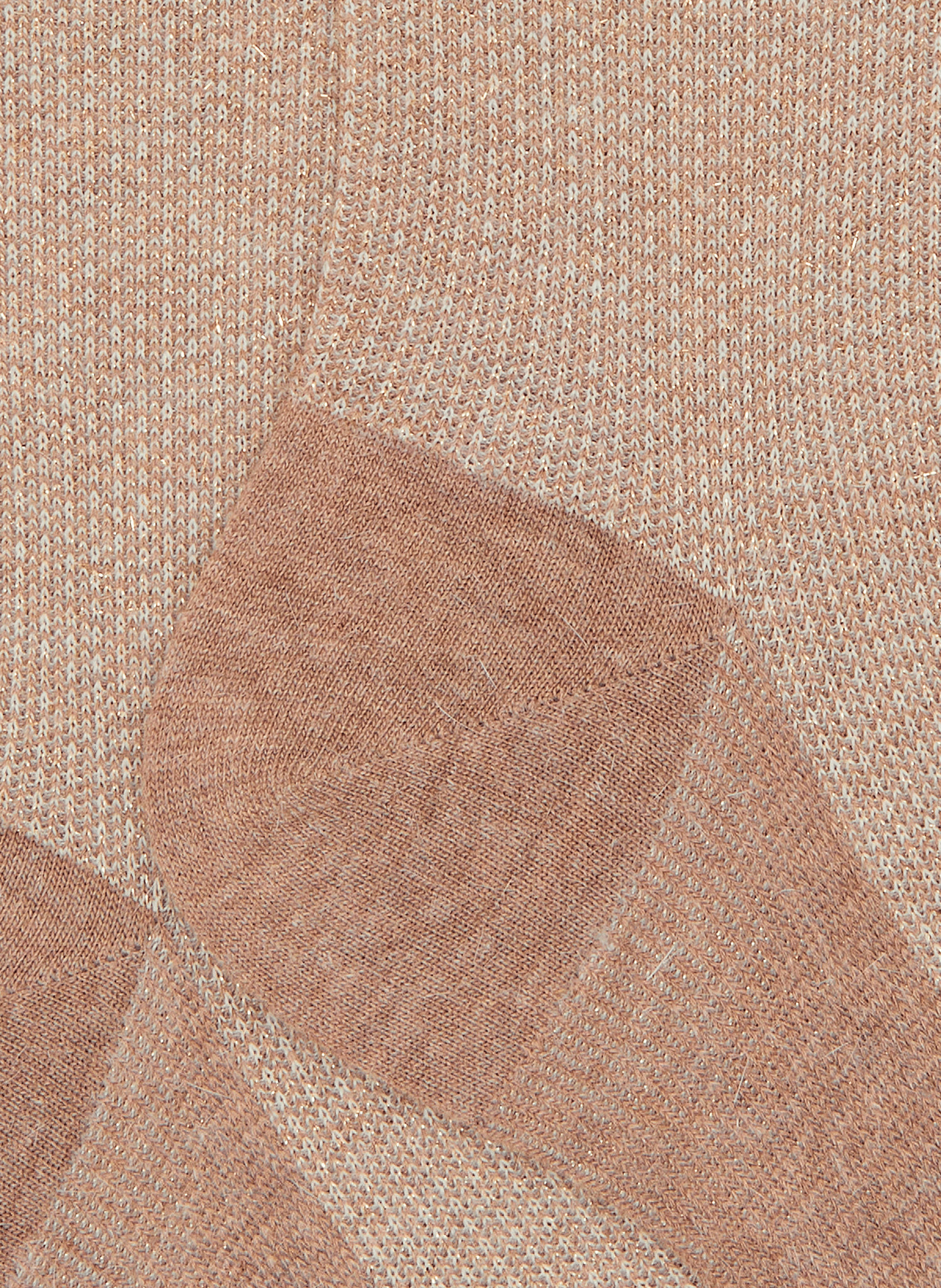 Chaussettes en laine douce métallissées  DORÉ DORÉ Beige