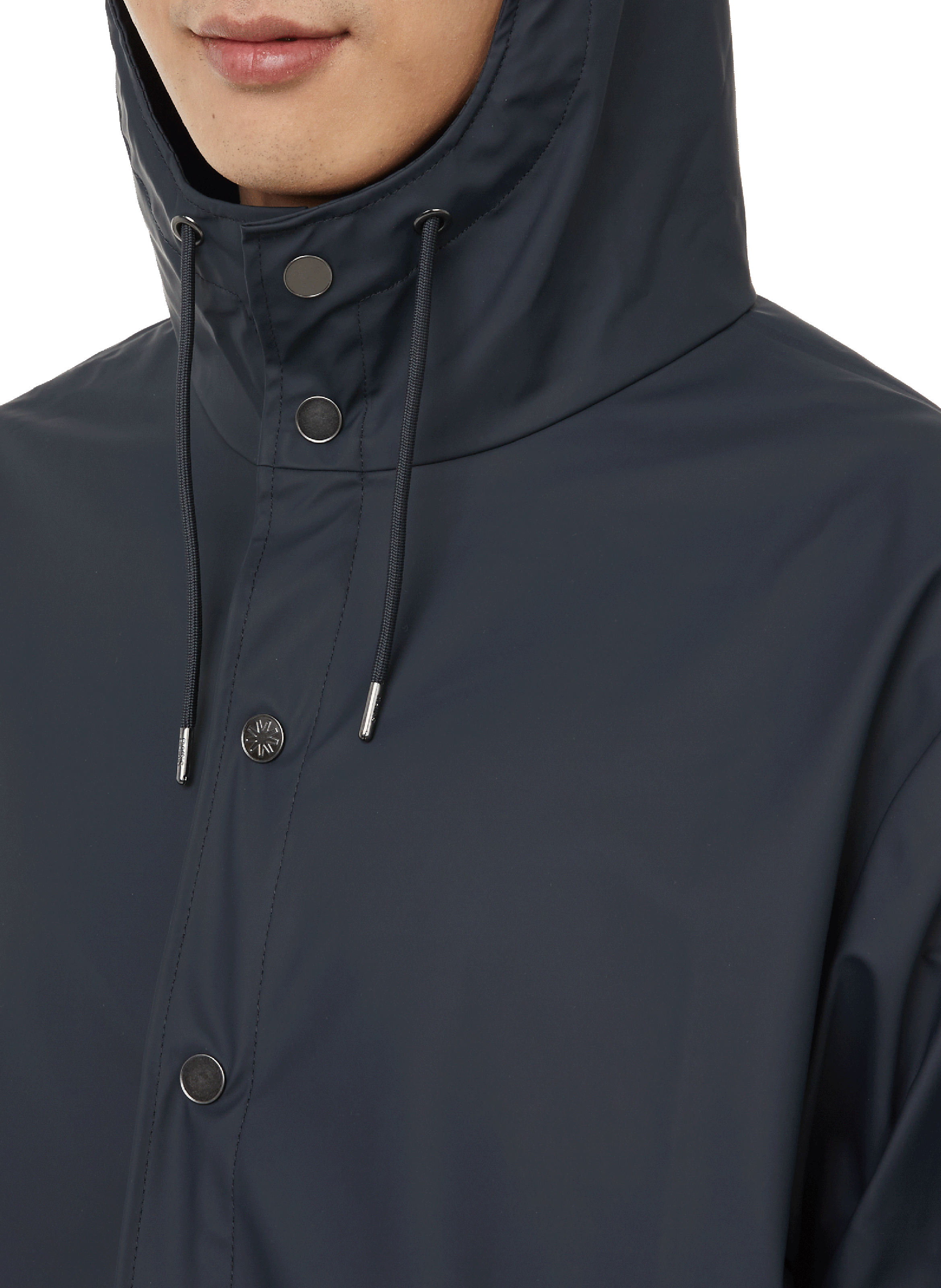 Imperméable à capuche RAINS Bleu