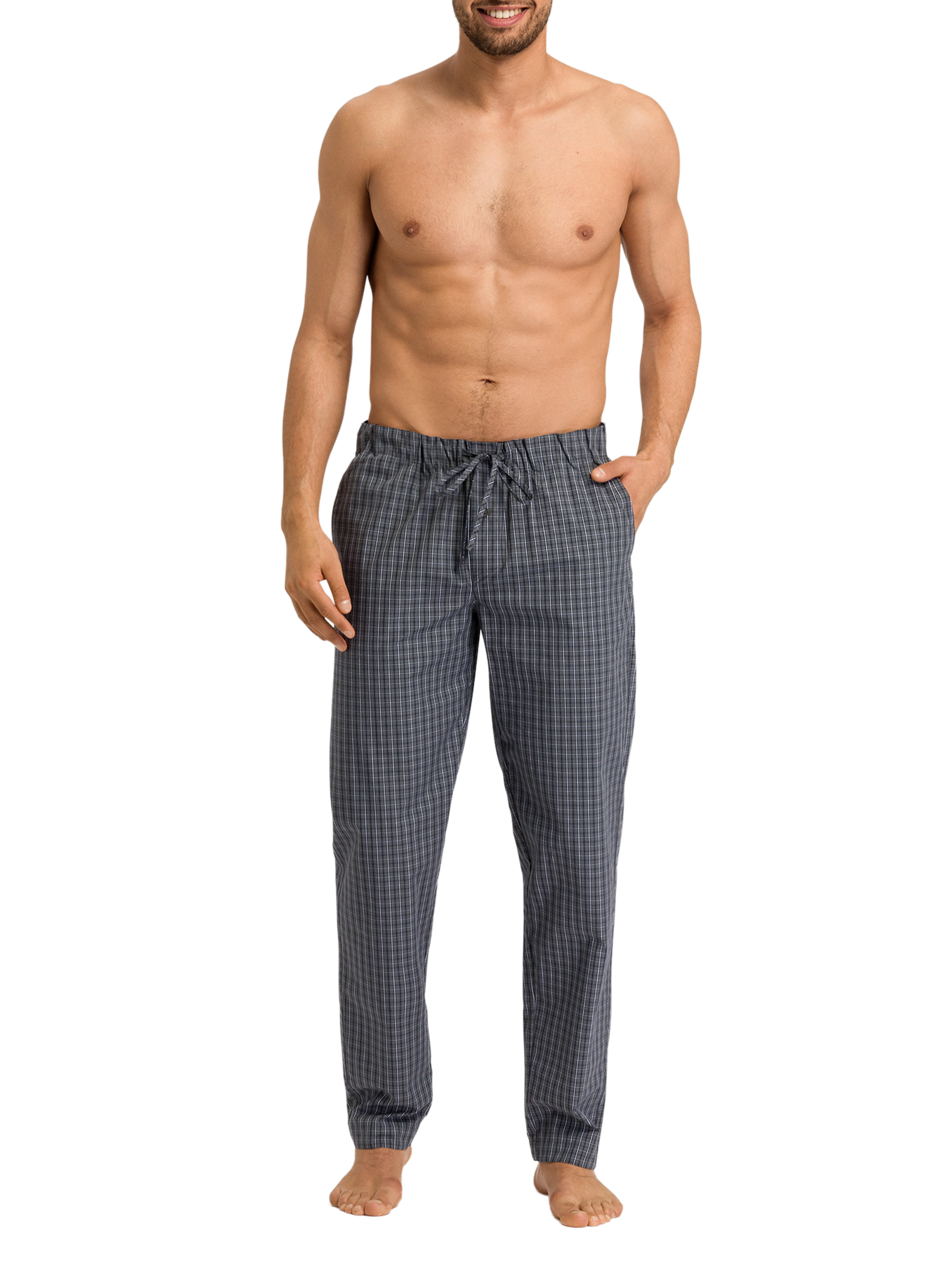 Cotton pyjama bottoms HANRO Grey