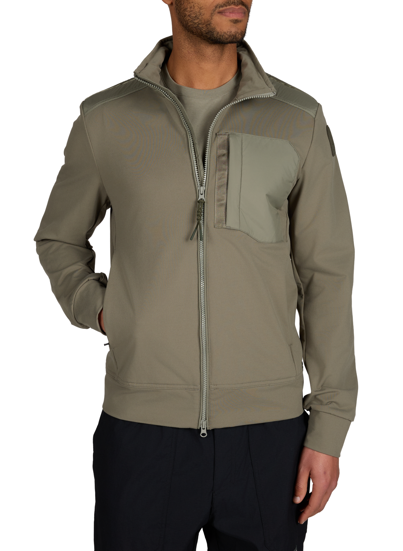 Veste Douglas à col montant PARAJUMPERS Kaki