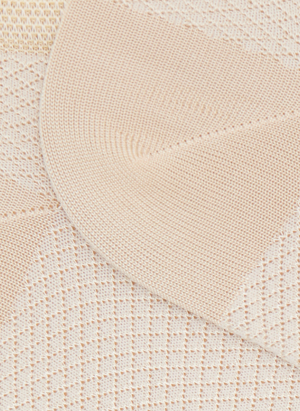 Low socks with diamond pattern in blended cotton DORÉ DORÉ Beige