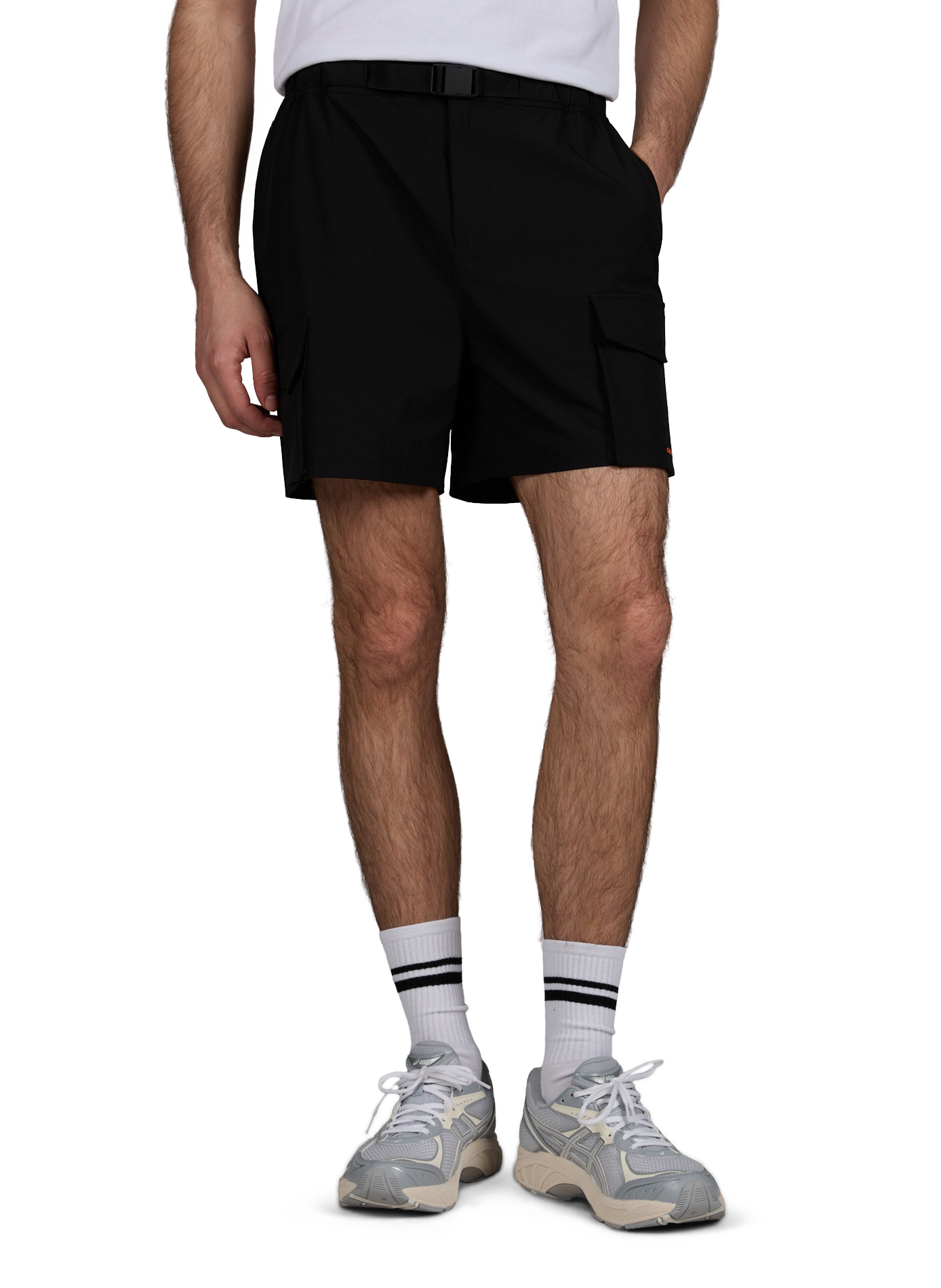 Short droit Ernesto à poches GERTRUDE ET GASTON Noir