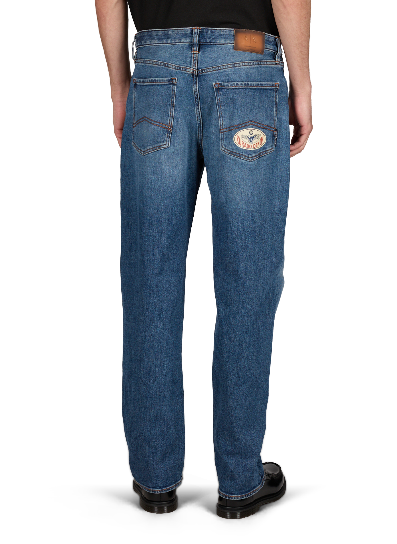 Regular fit jeans in blended cotton ARMANI EXCHANGE Blue