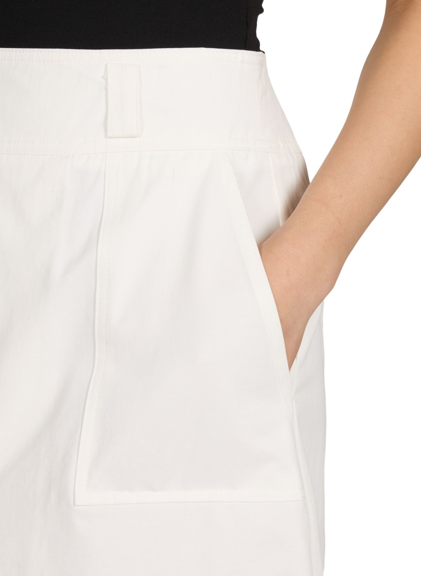 Midi rok van katoen ARTLOVE Beige